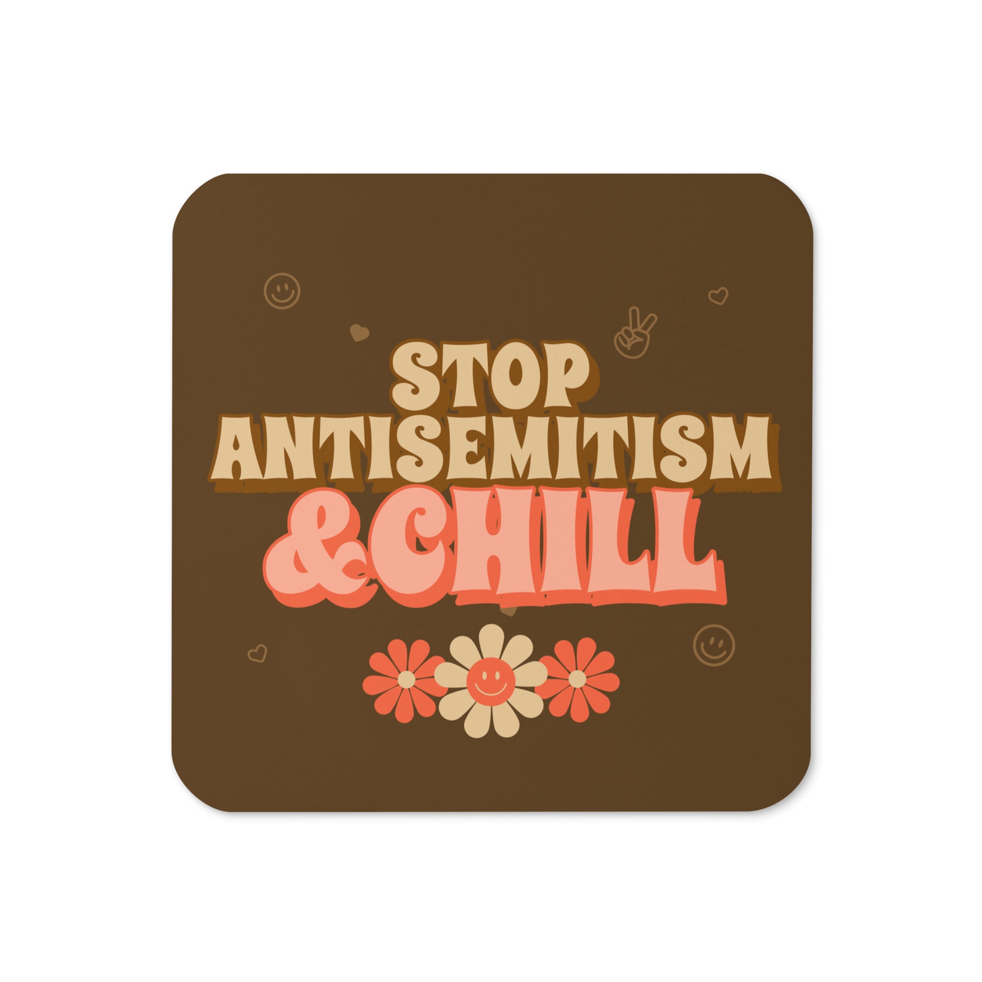 Chill Retro | Antisemitism | Cork-Back Coaster
