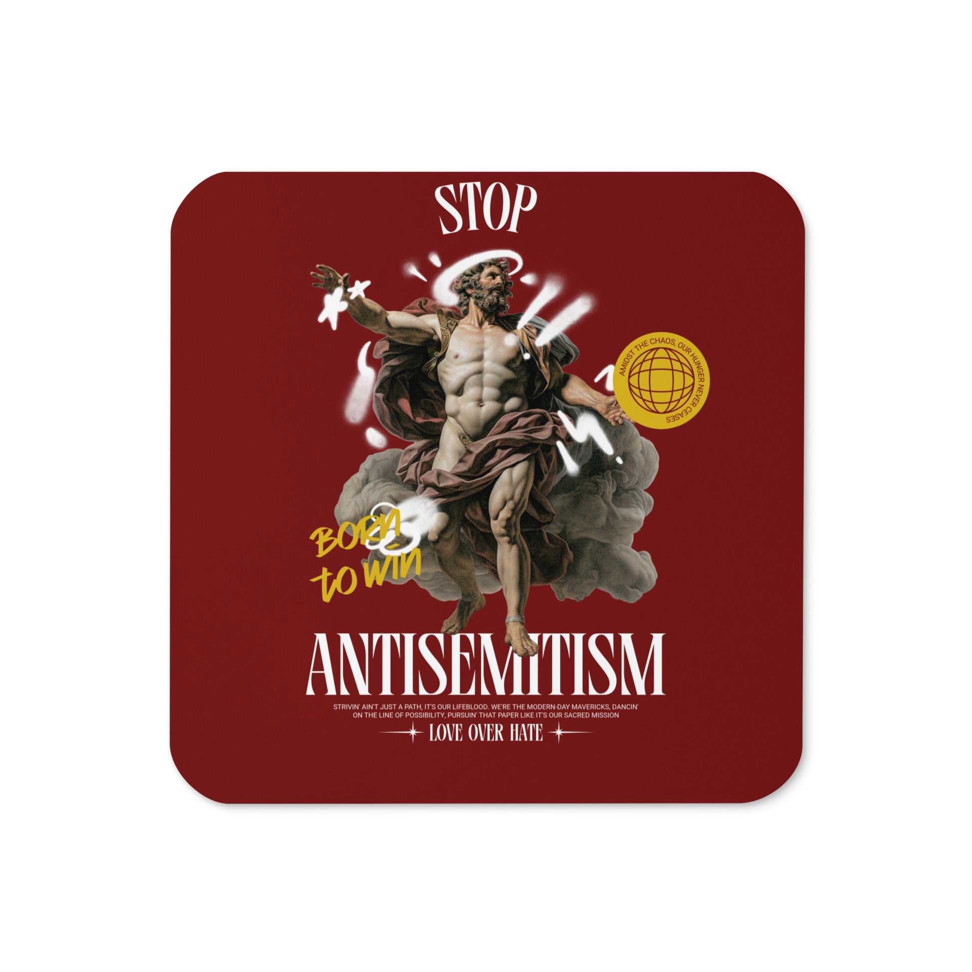 Classic Graffiti Fusion | Cork-Back Coaster
