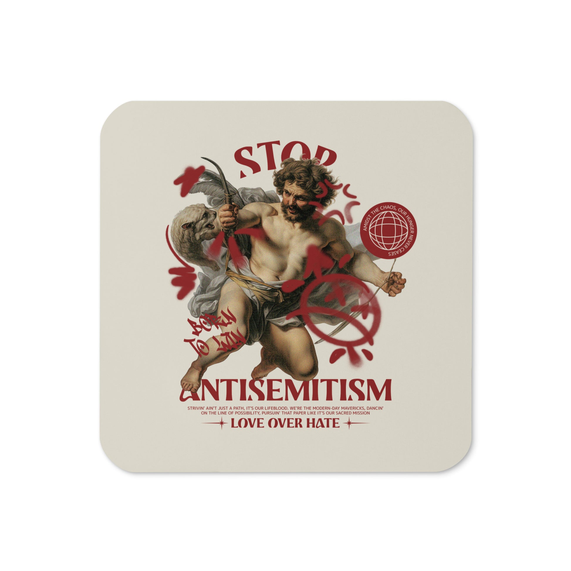 Classic Graffiti Fusion | Cork-Back Coaster