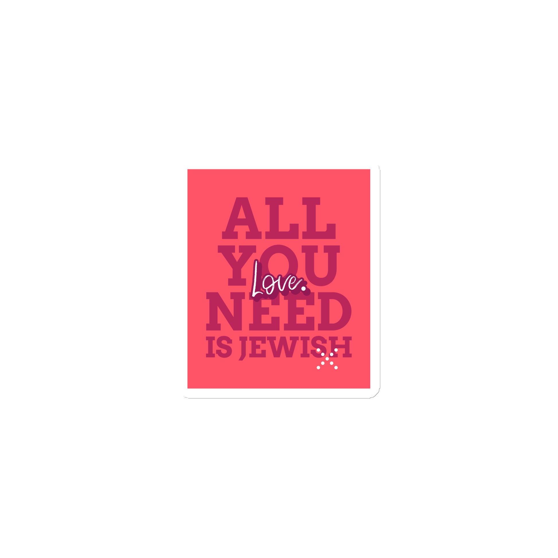 All In For Jews | Die-Cut Magnets Jouparty