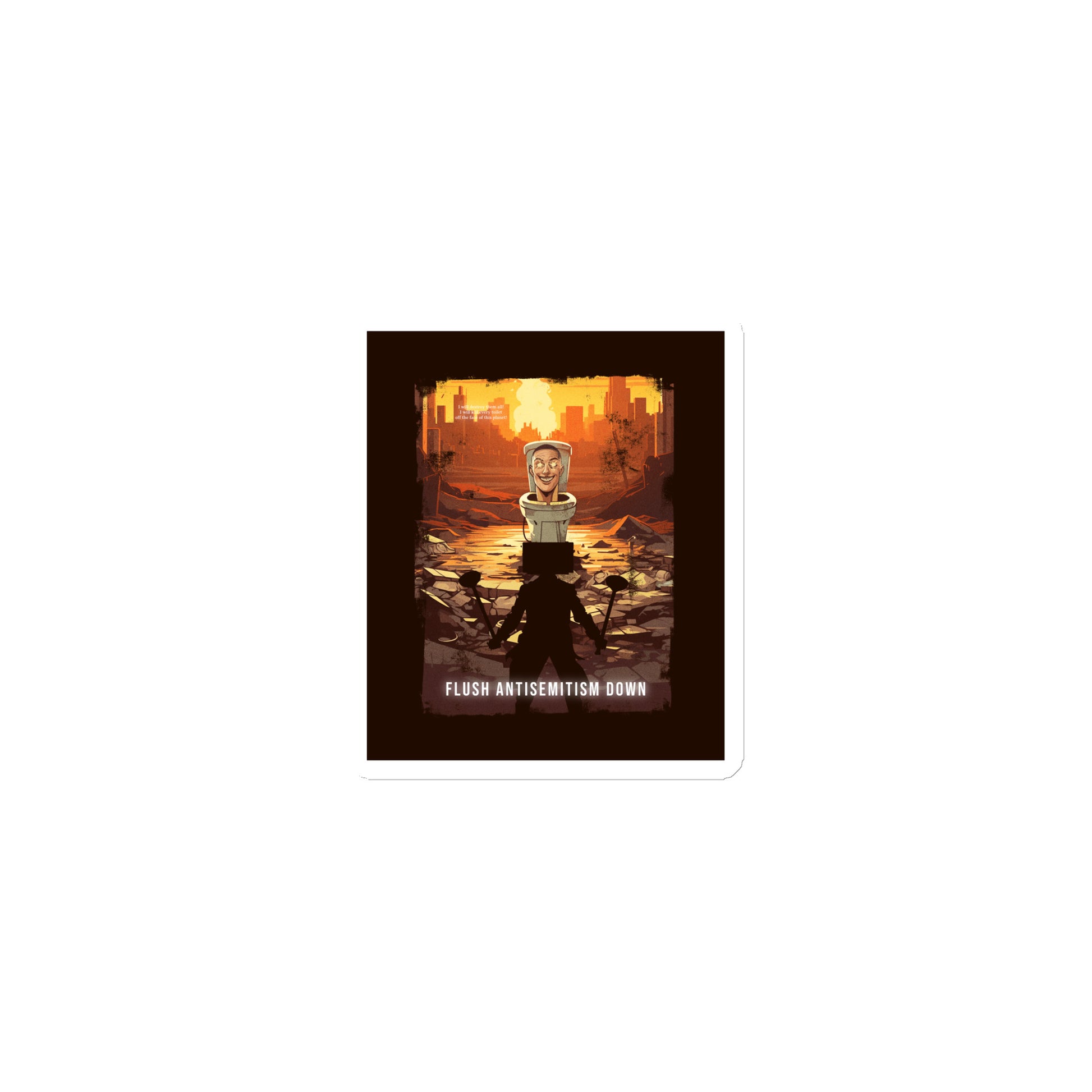 Horror Movie | Antisemitism | Die-Cut Magnet Jouparty