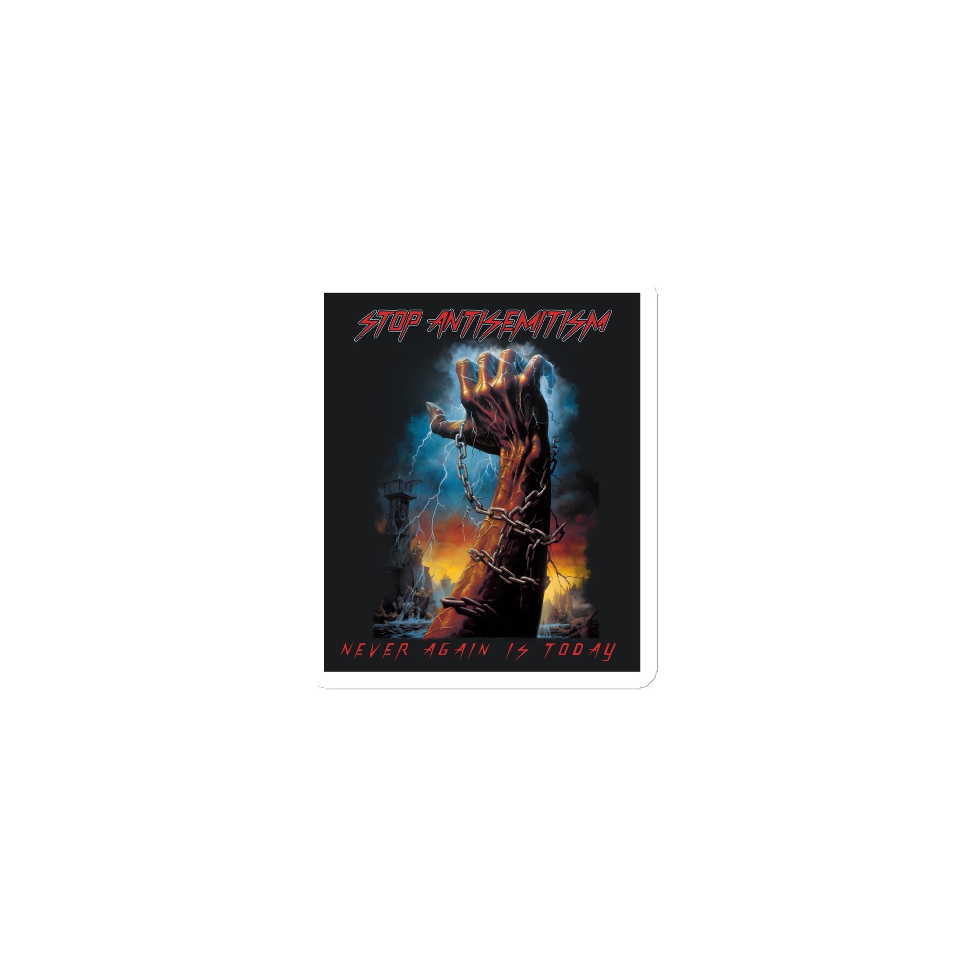 Horror Movie | Antisemitism | Die-Cut Magnet Jouparty