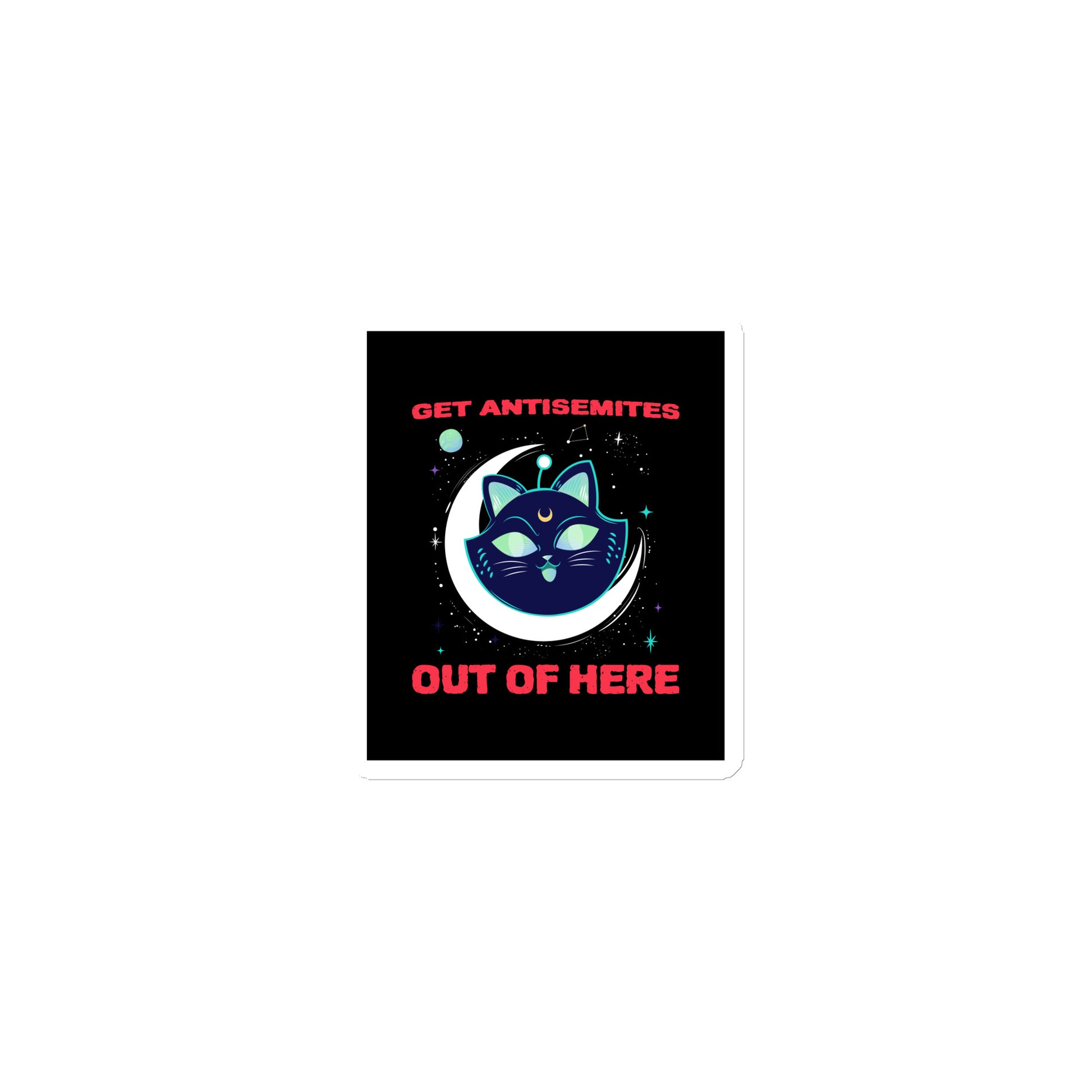 Get Alien Out | Antisemitism | Die-Cut Magnet Jouparty
