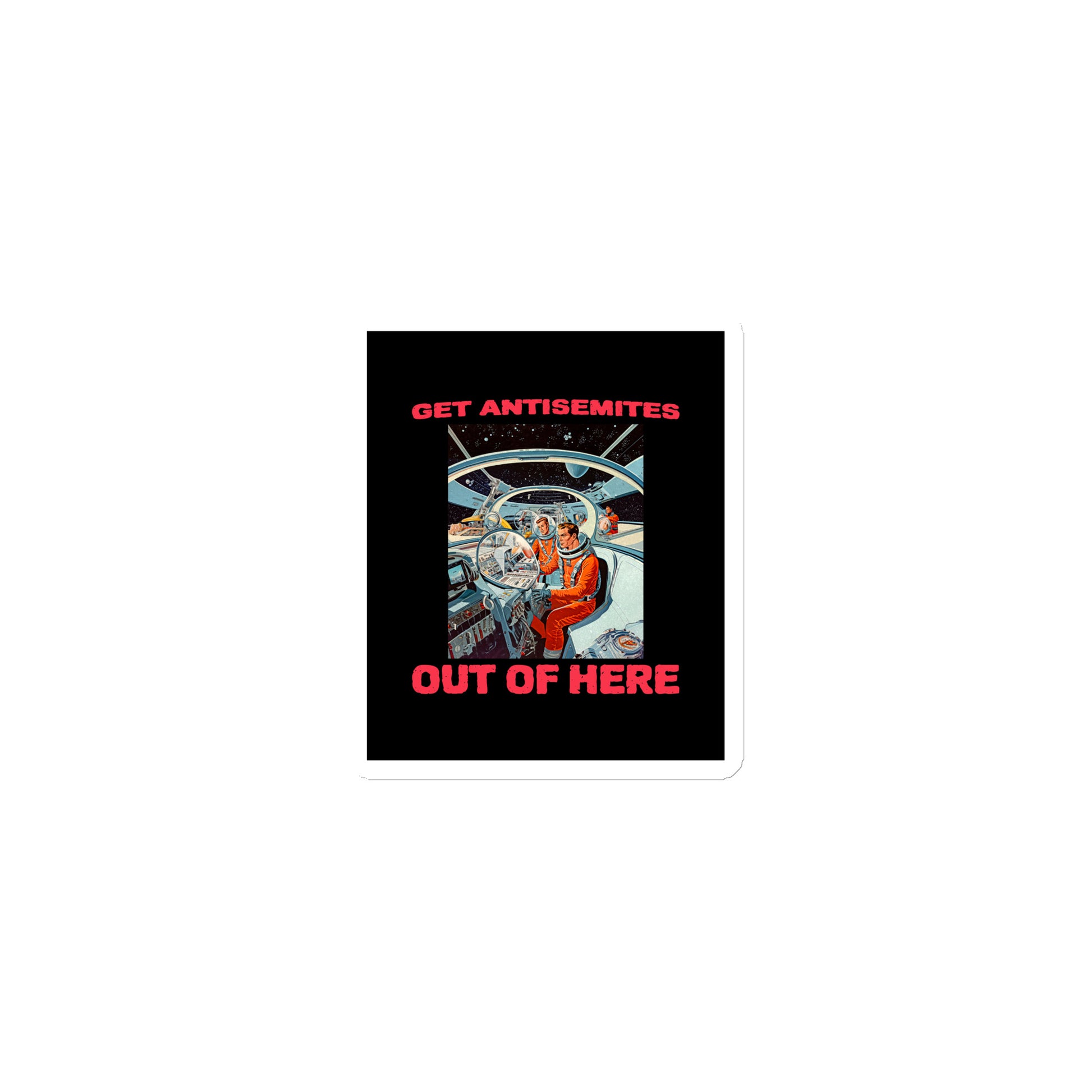 Get Alien Out | Antisemitism | Die-Cut Magnet Jouparty