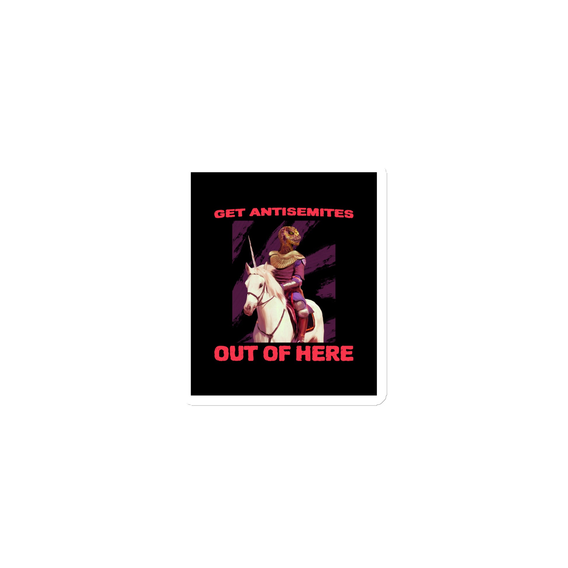 Get Alien Out | Antisemitism | Die-Cut Magnet Jouparty