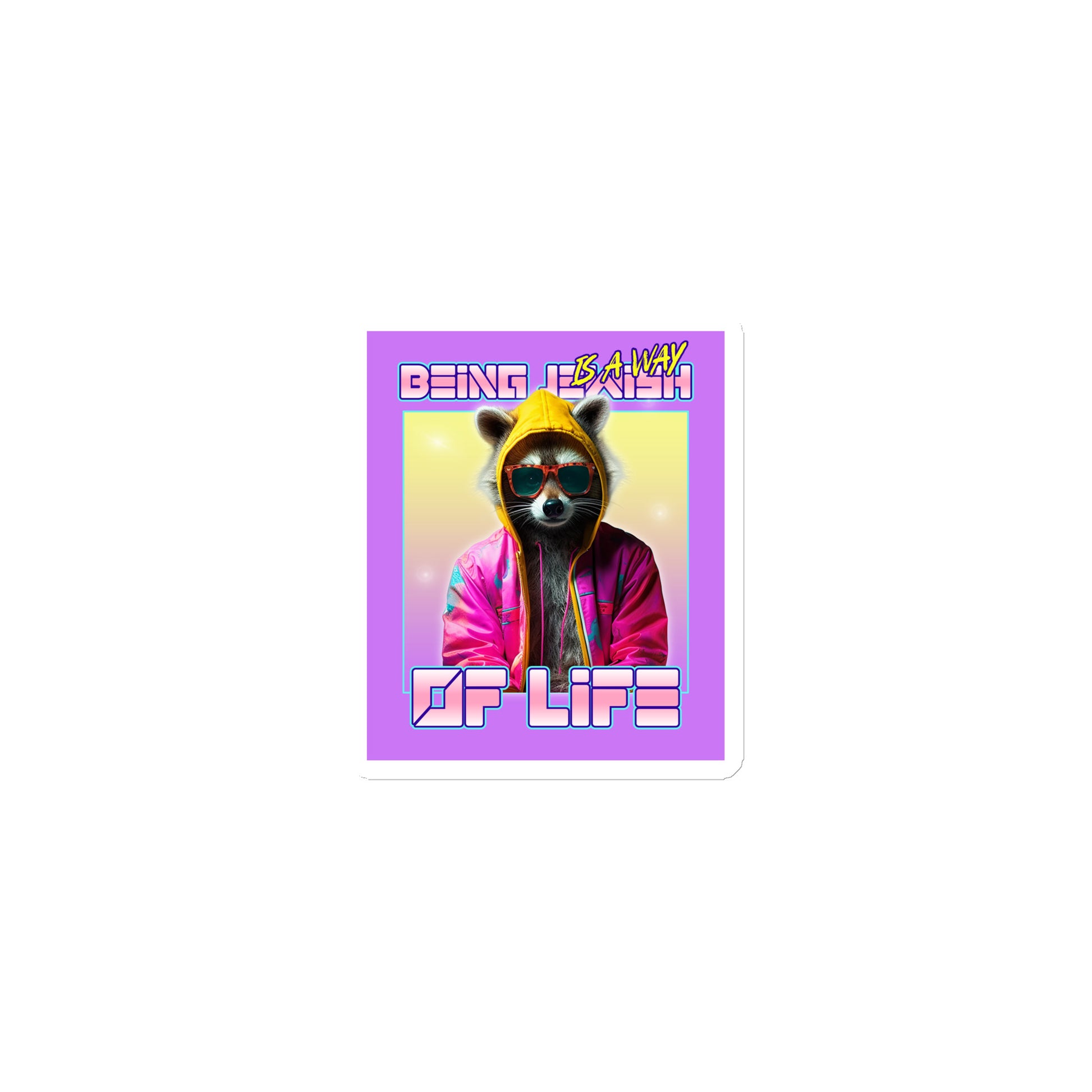 Mr Racoon | Die-Cut Magnet Jouparty