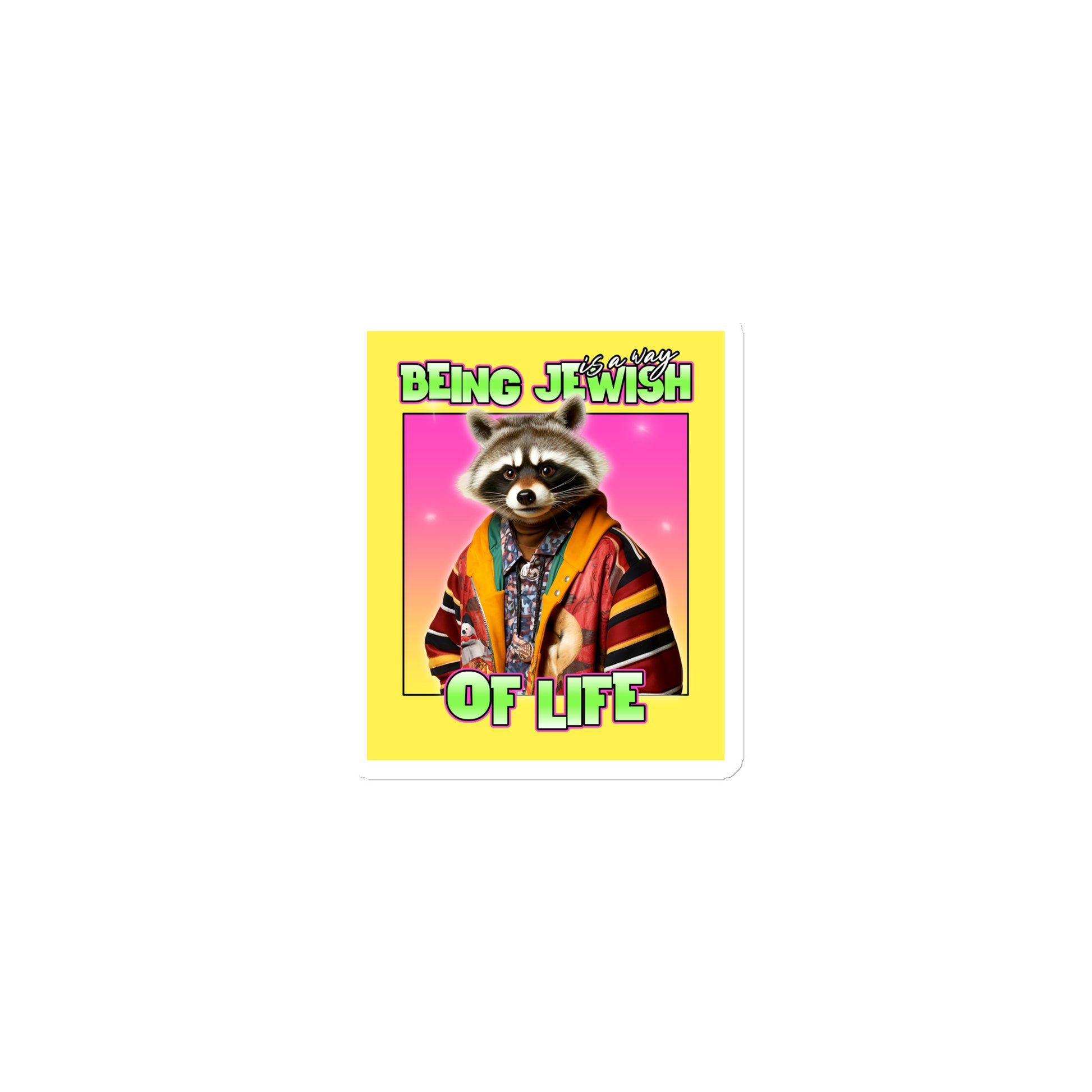 Mr Racoon | Die-Cut Magnet Jouparty