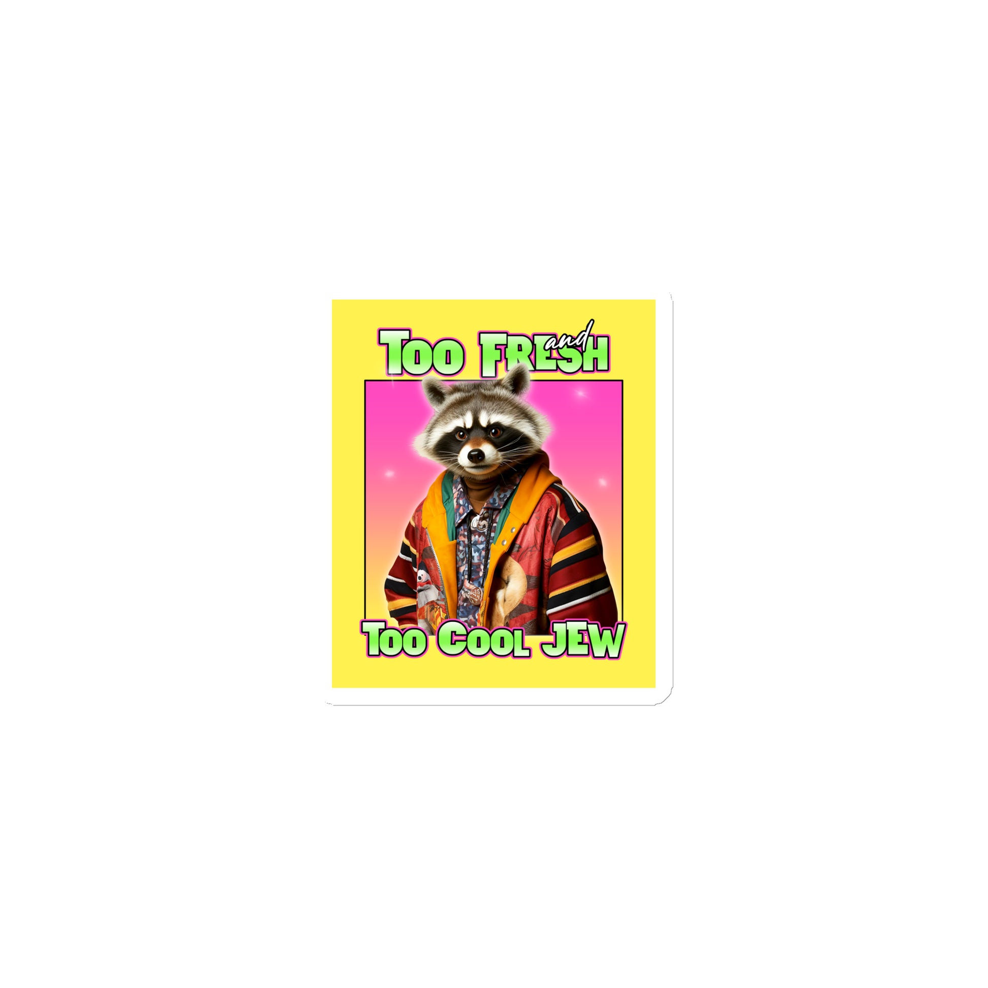 Mr Racoon | Die-Cut Magnet Jouparty