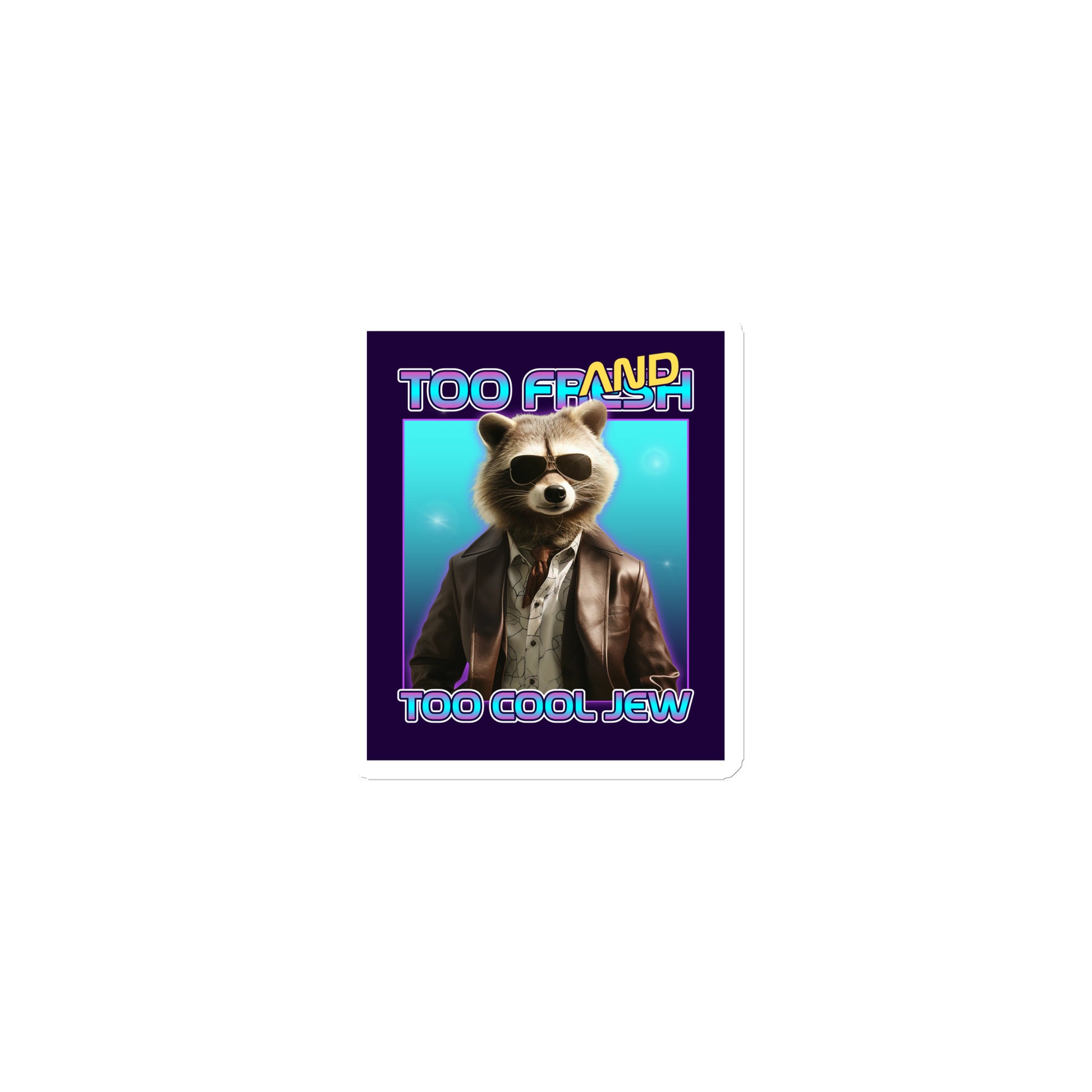 Mr Racoon | Die-Cut Magnet Jouparty