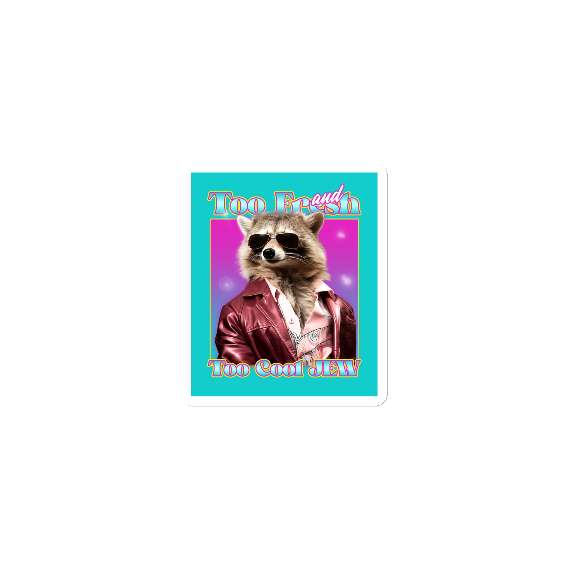 Mr Racoon | Die-Cut Magnet Jouparty