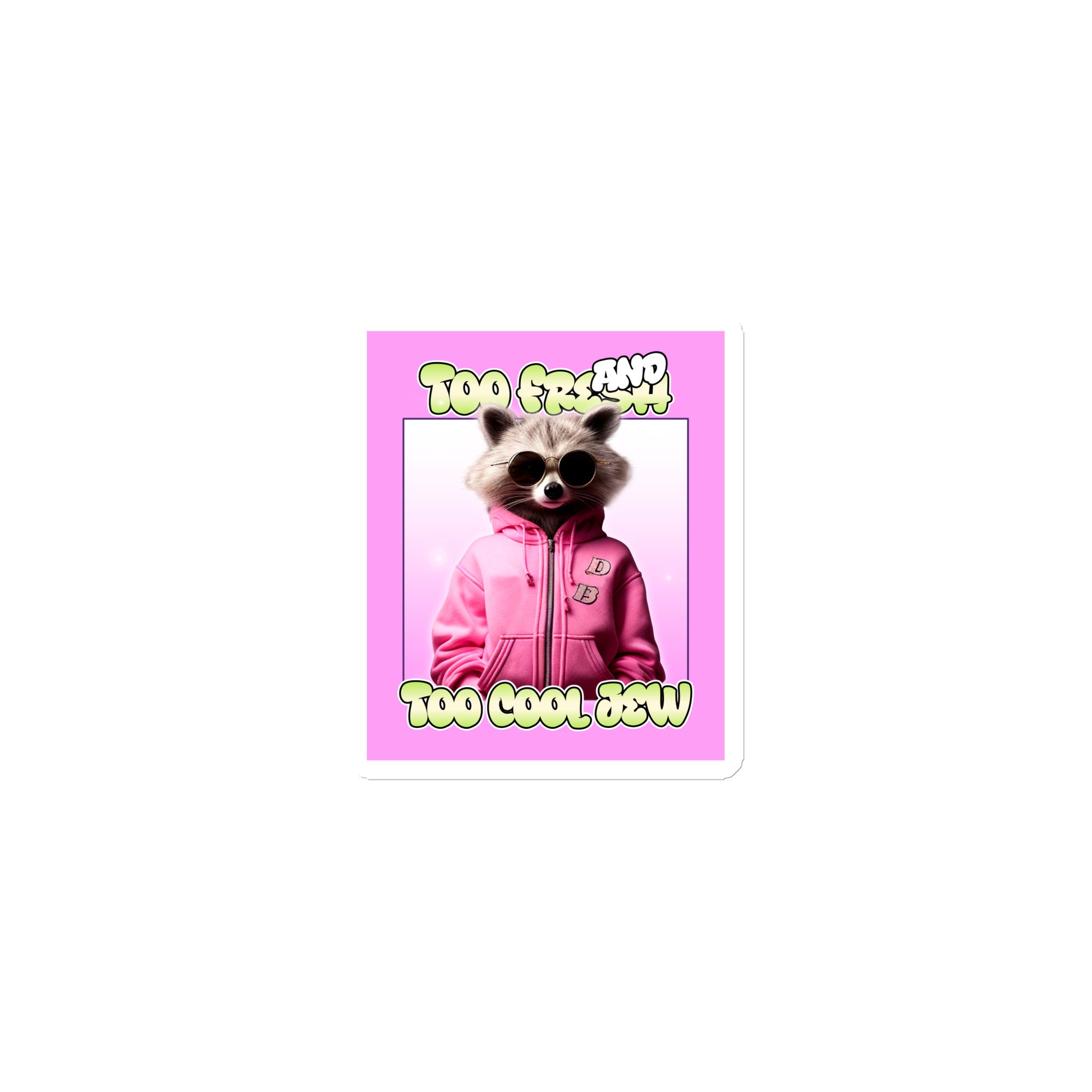 Mr Racoon | Die-Cut Magnet Jouparty