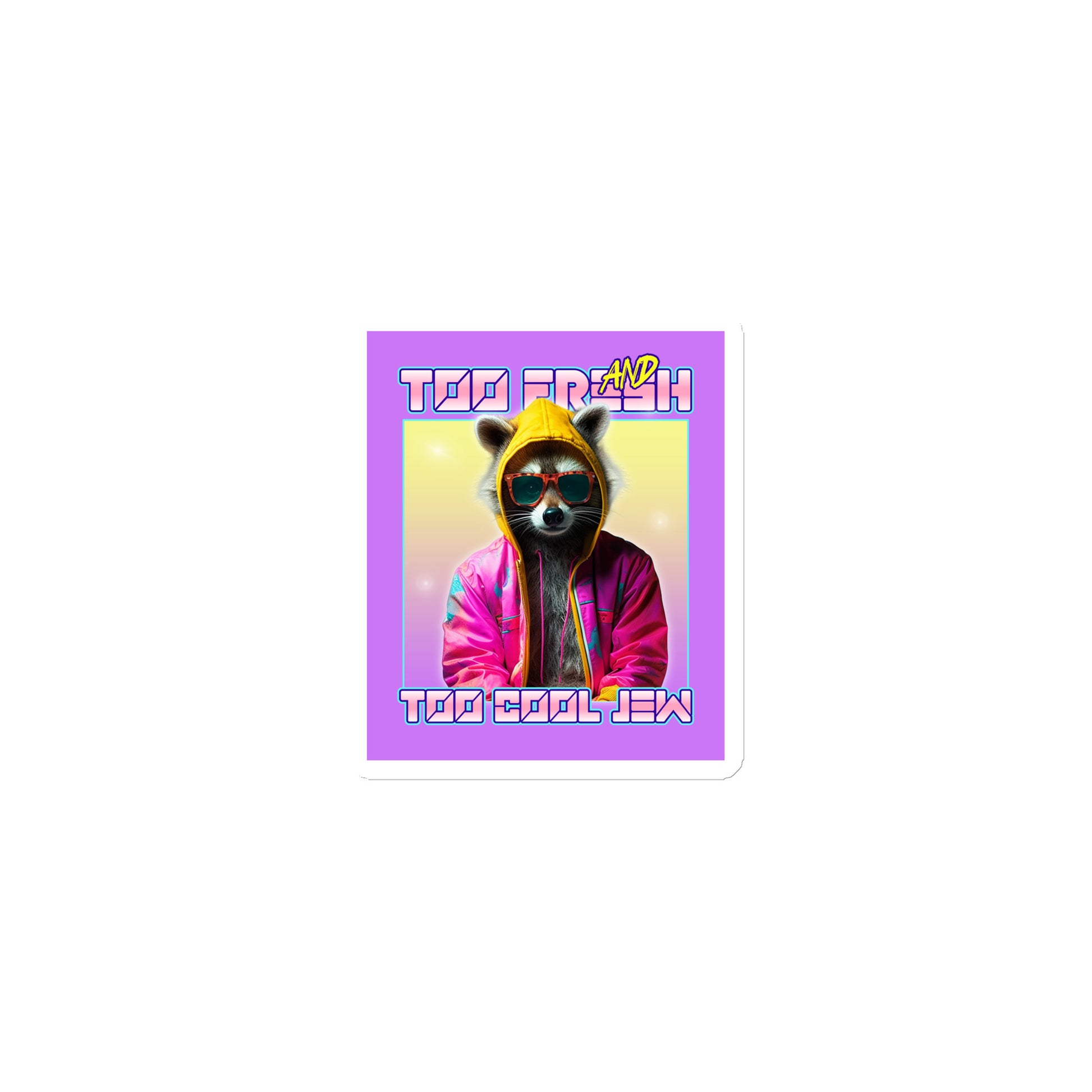 Mr Racoon | Die-Cut Magnet Jouparty