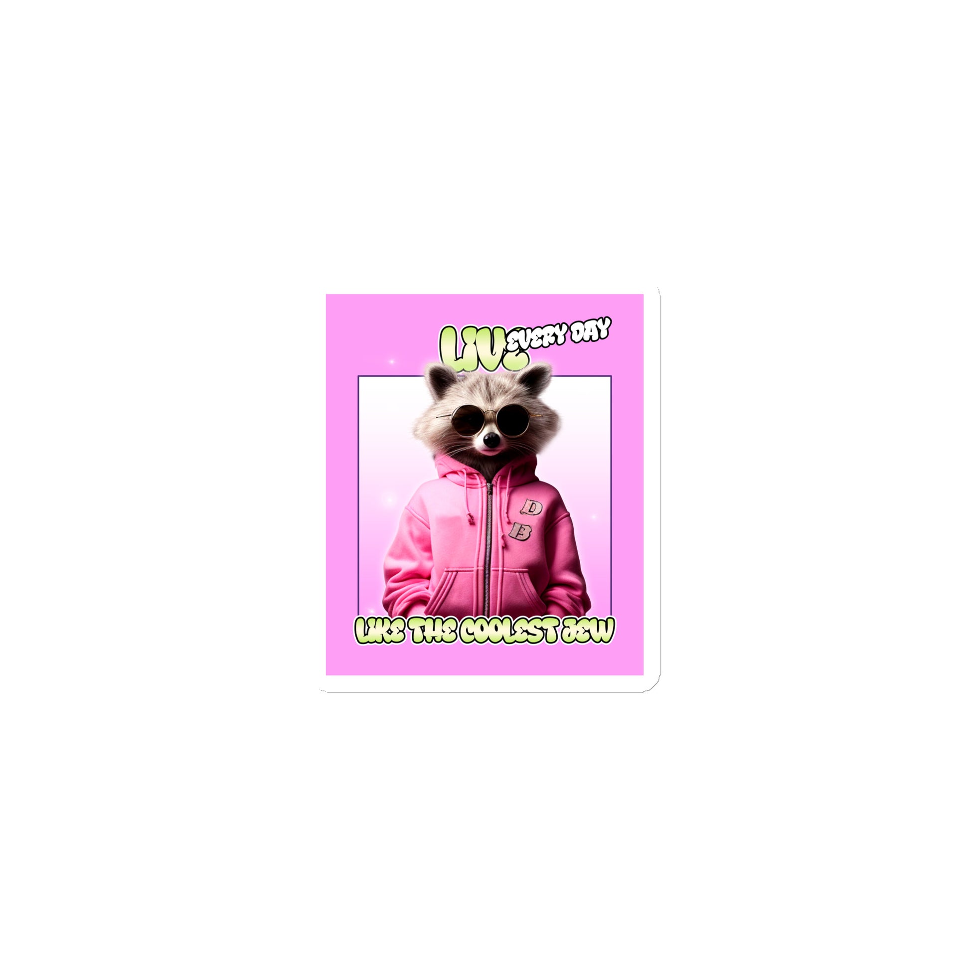 Mr Racoon | Die-Cut Magnet Jouparty