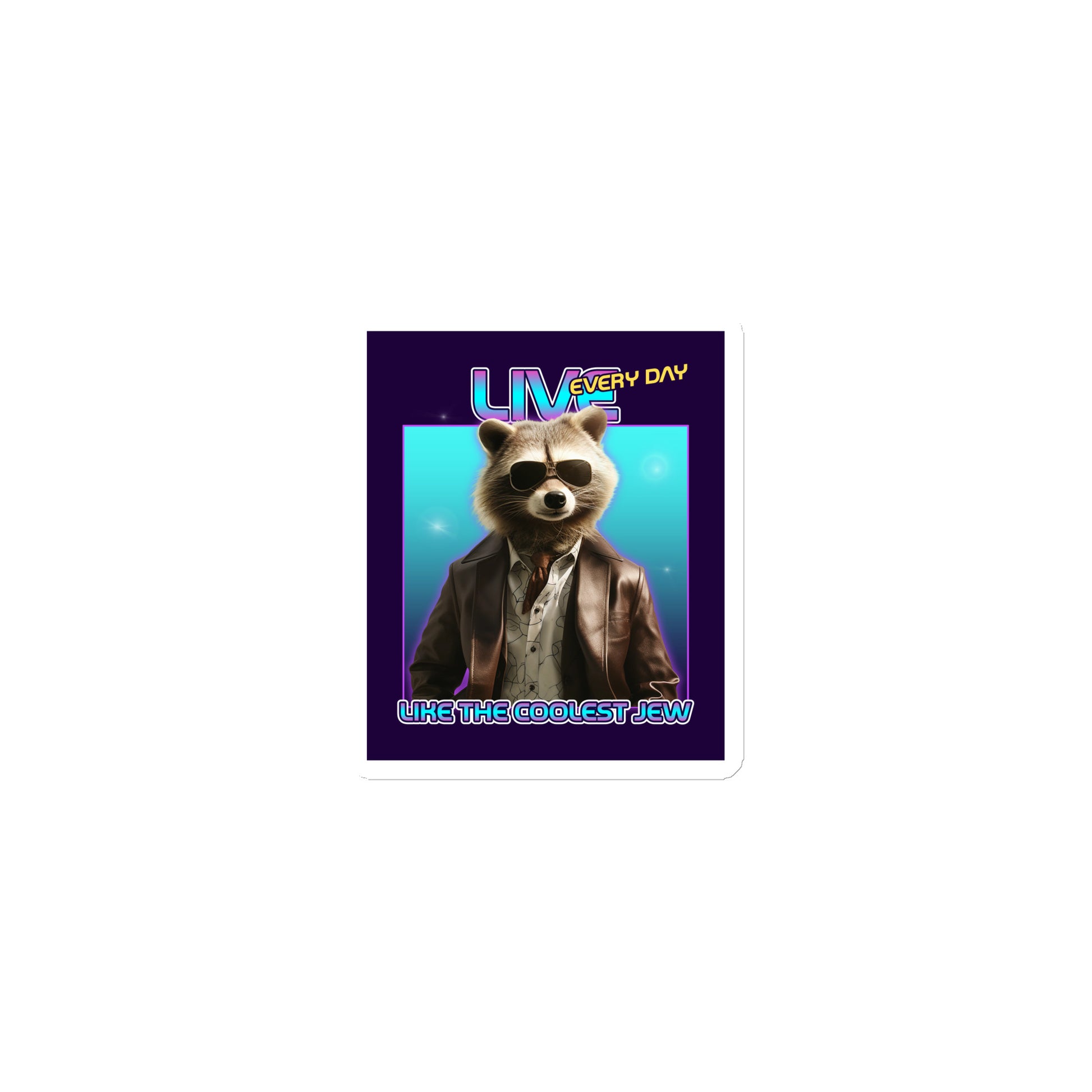Mr Racoon | Die-Cut Magnet Jouparty