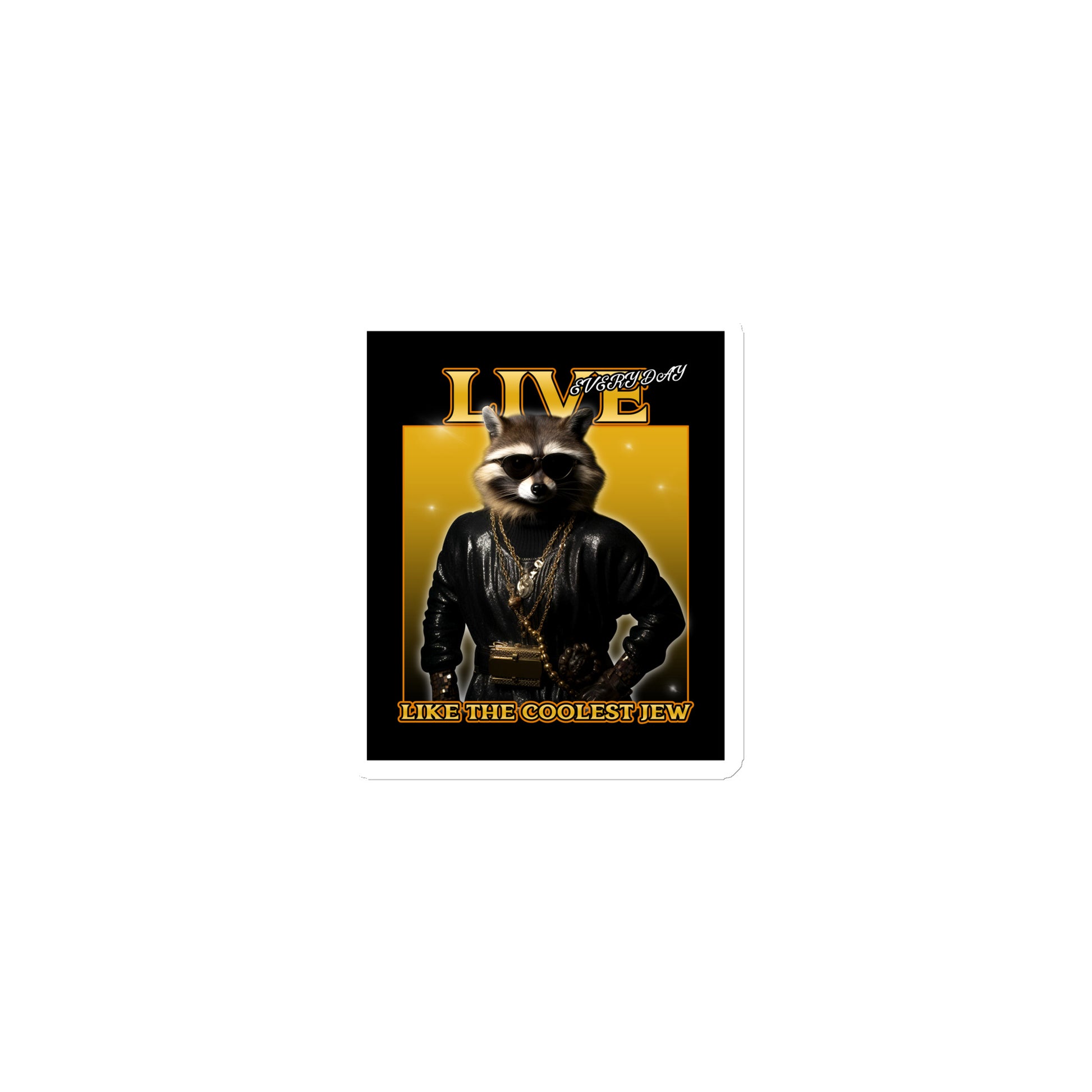 Mr Racoon | Die-Cut Magnet Jouparty