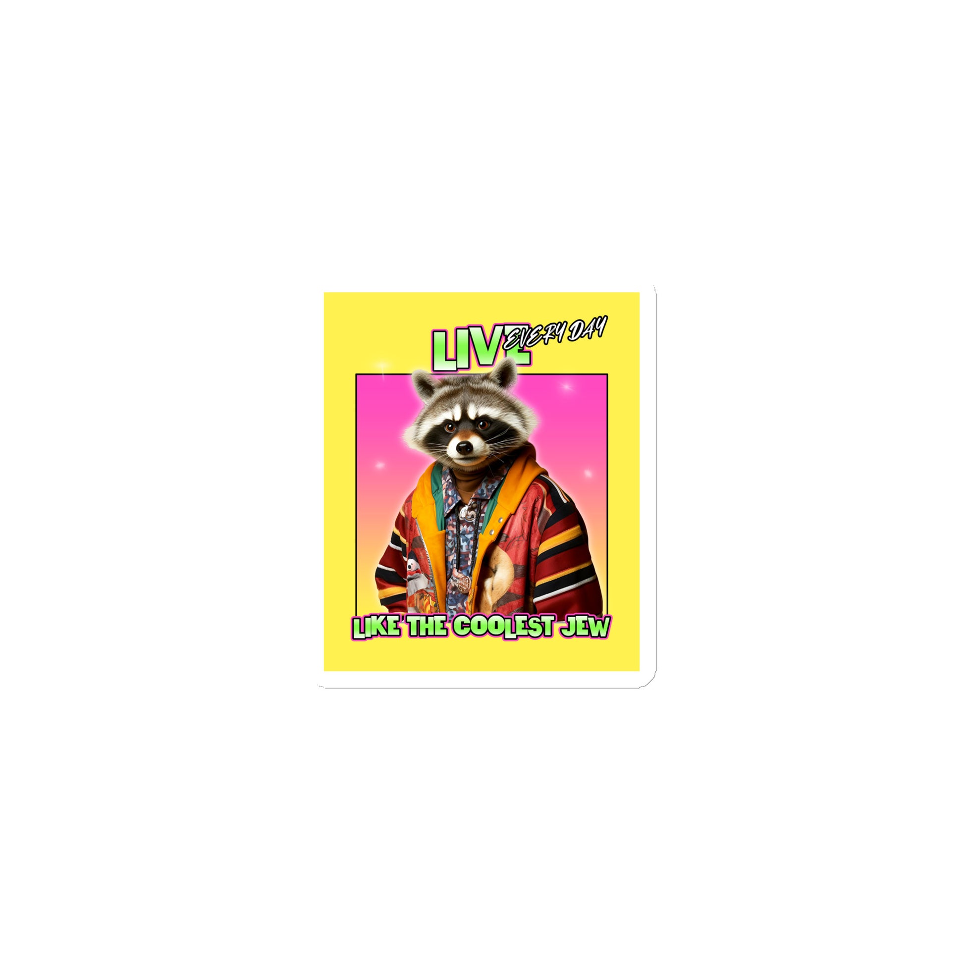 Mr Racoon | Die-Cut Magnet Jouparty