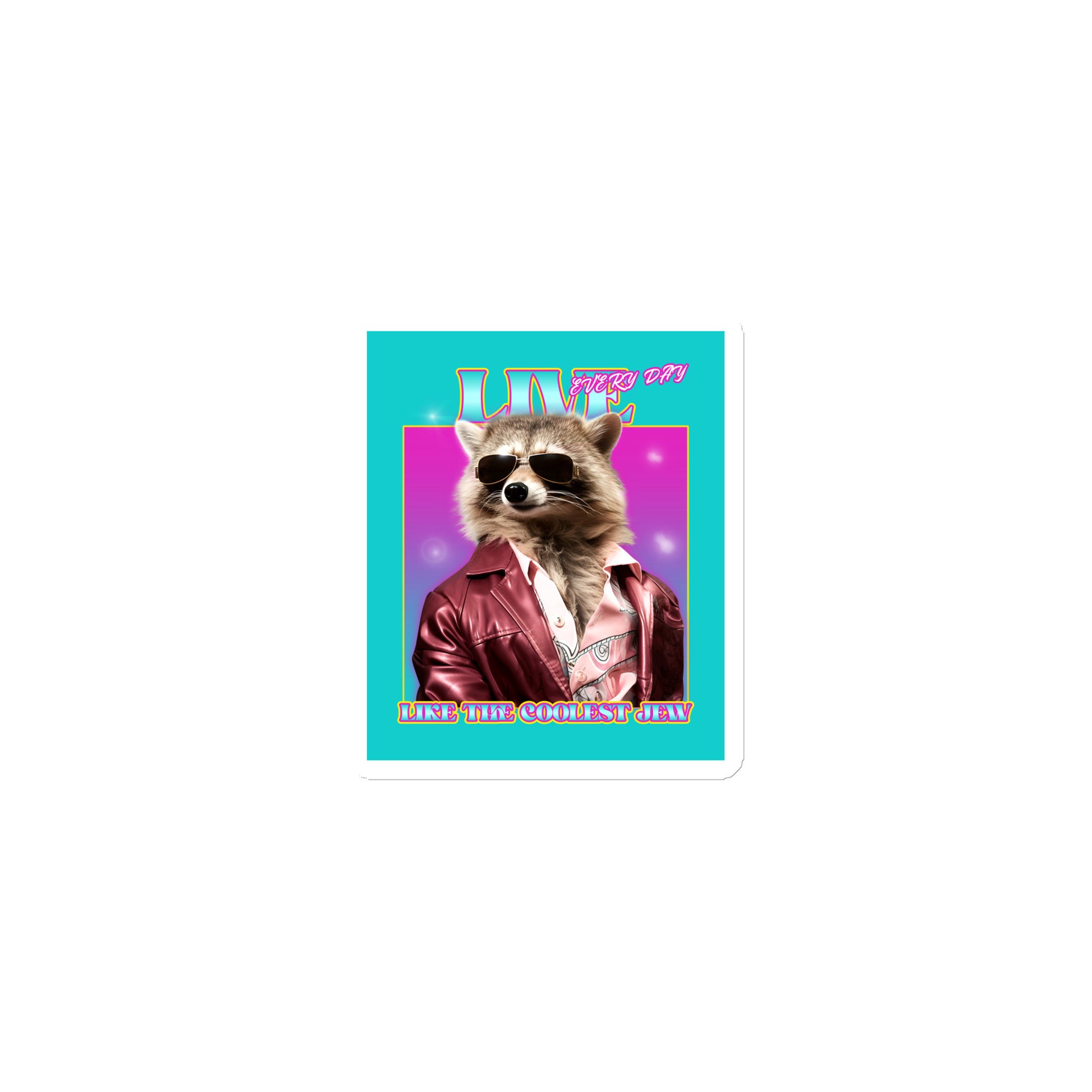 Mr Racoon | Die-Cut Magnet Jouparty