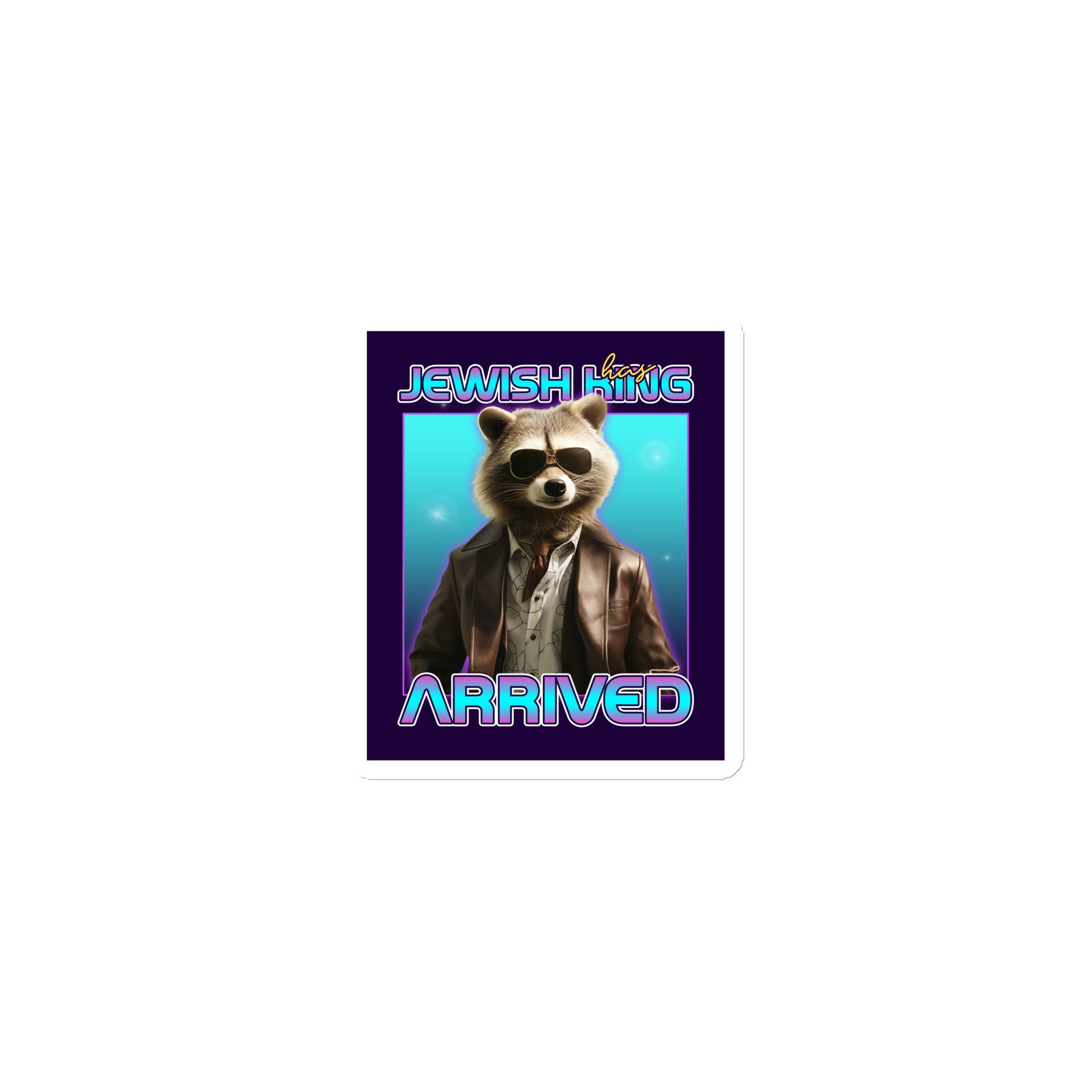 Mr Racoon | Die-Cut Magnet Jouparty