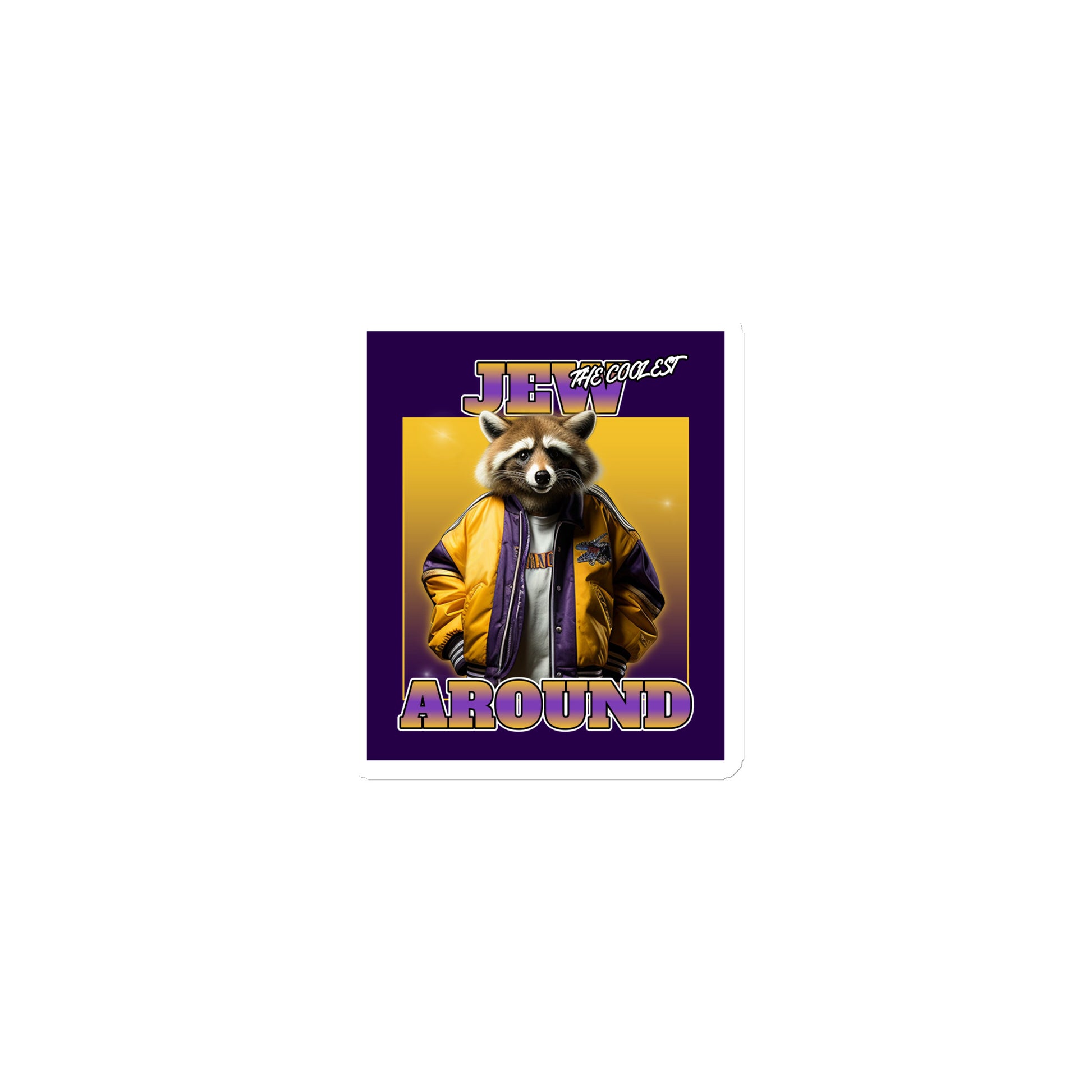 Mr Racoon | Die-Cut Magnet Jouparty