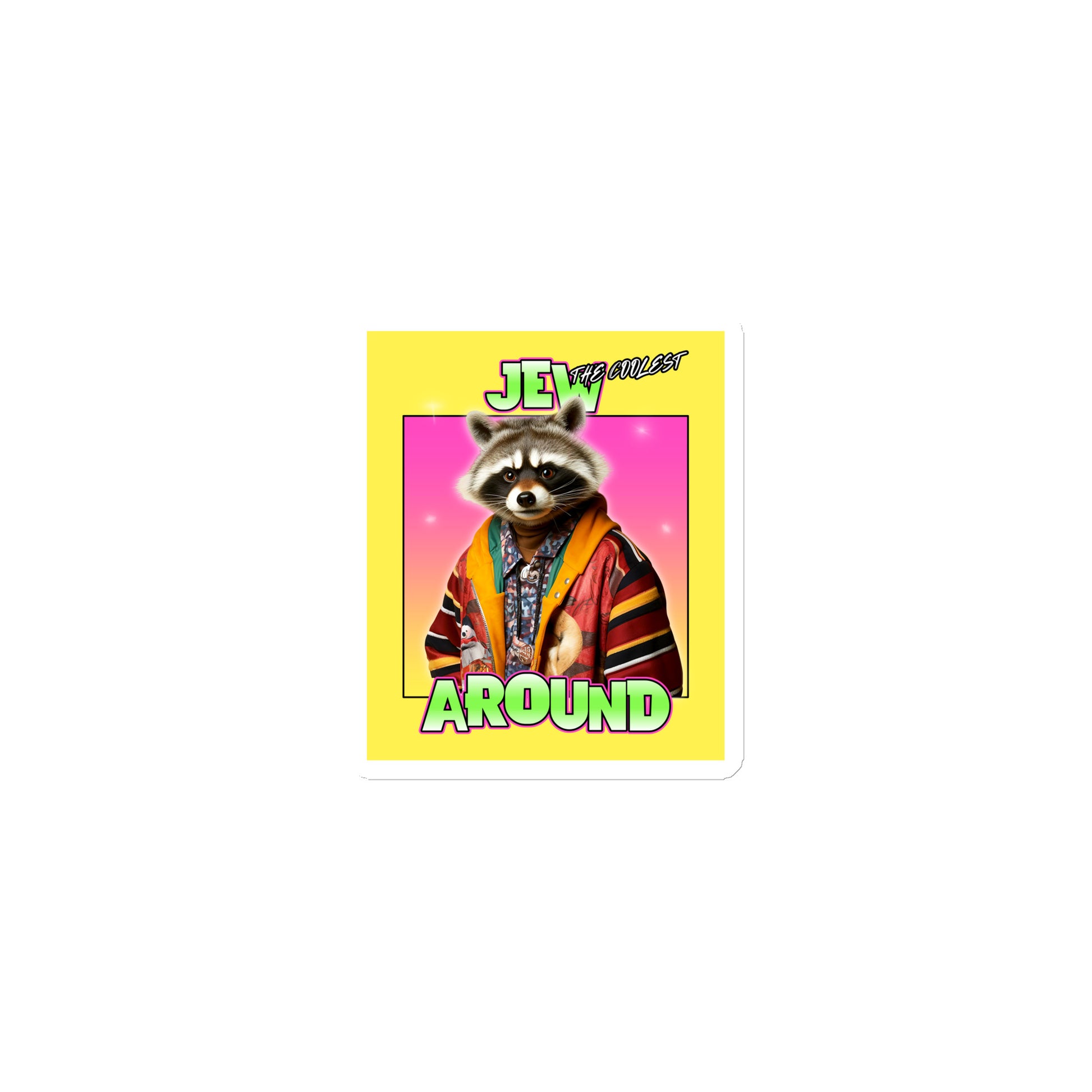Mr Racoon | Die-Cut Magnet Jouparty