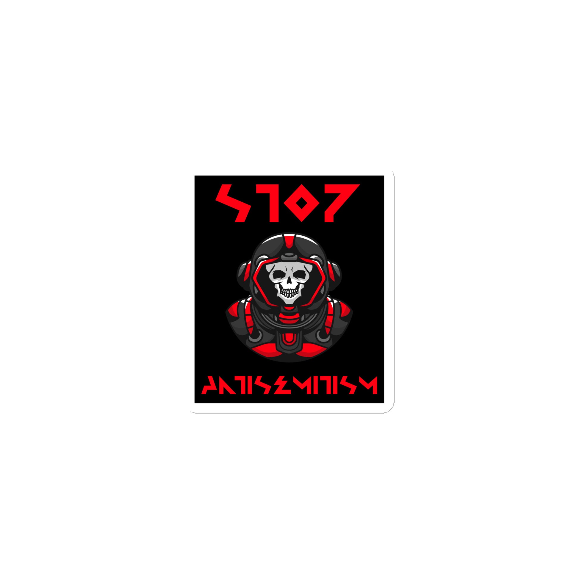 Red Fight | Antisemitism | Die-Cut Magnet Jouparty