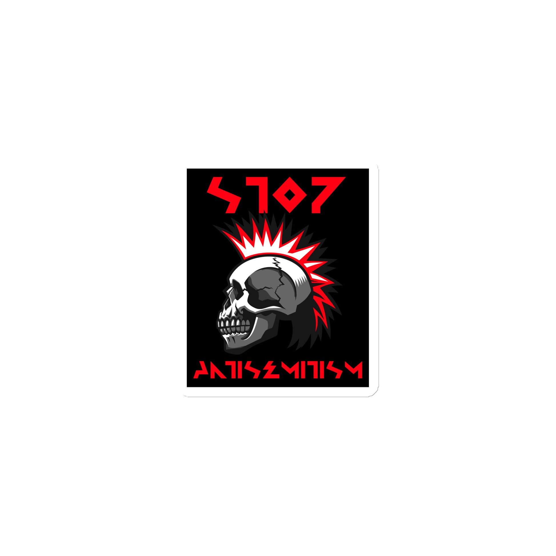 Red Fight | Antisemitism | Die-Cut Magnet Jouparty