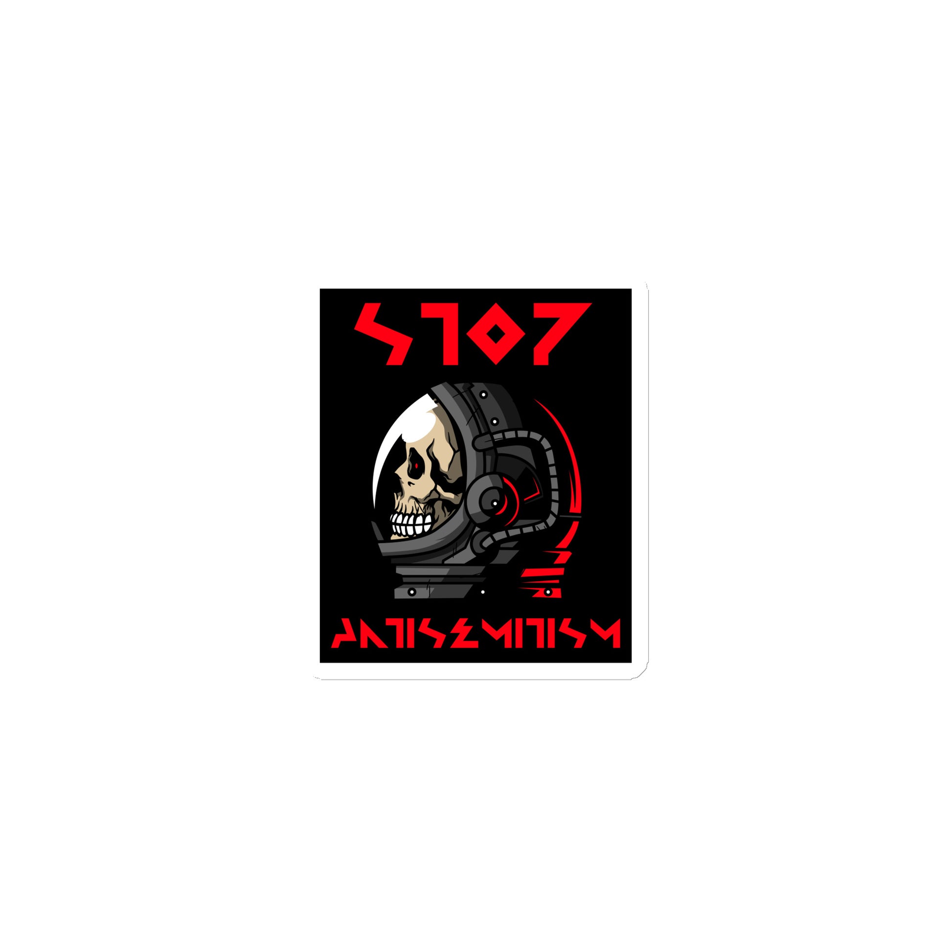 Red Fight | Antisemitism | Die-Cut Magnet Jouparty