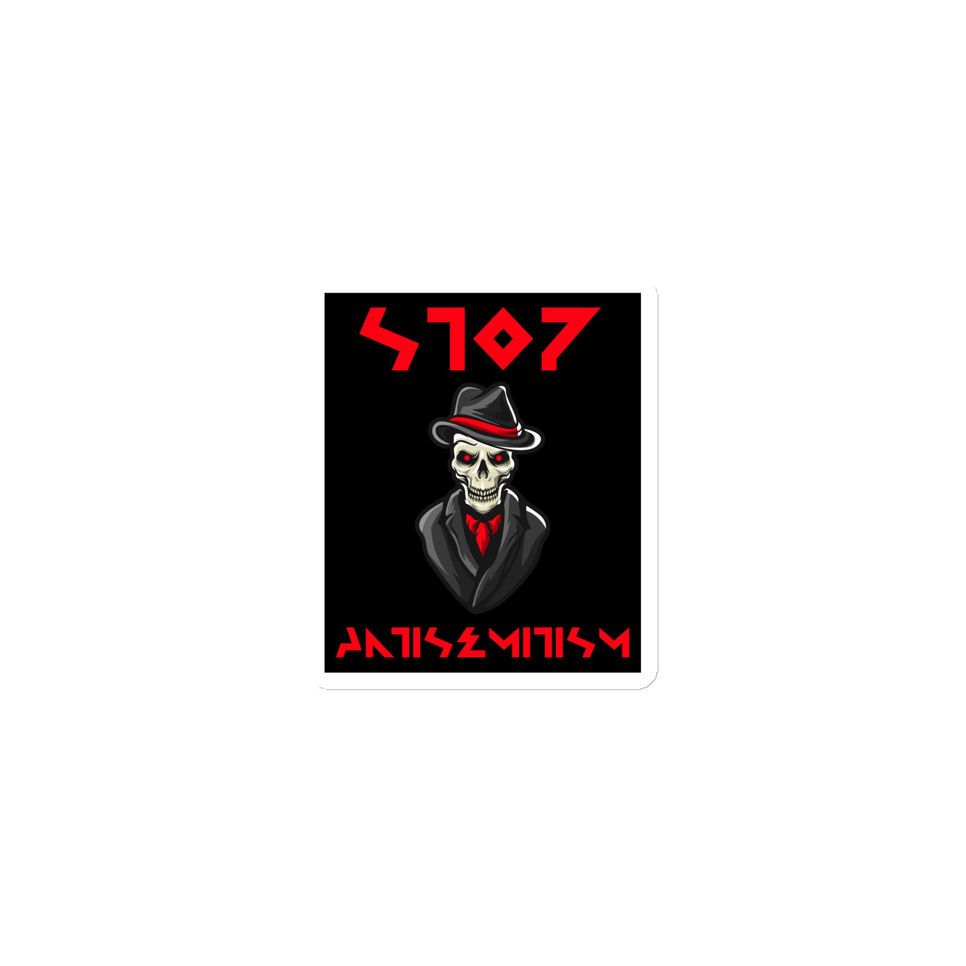 Red Fight | Antisemitism | Die-Cut Magnet Jouparty