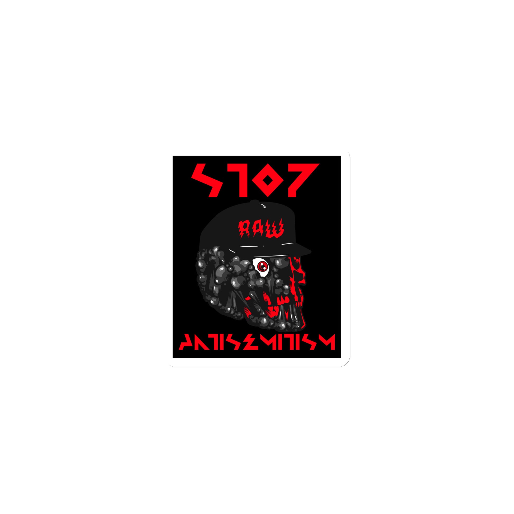 Red Fight | Antisemitism | Die-Cut Magnet Jouparty