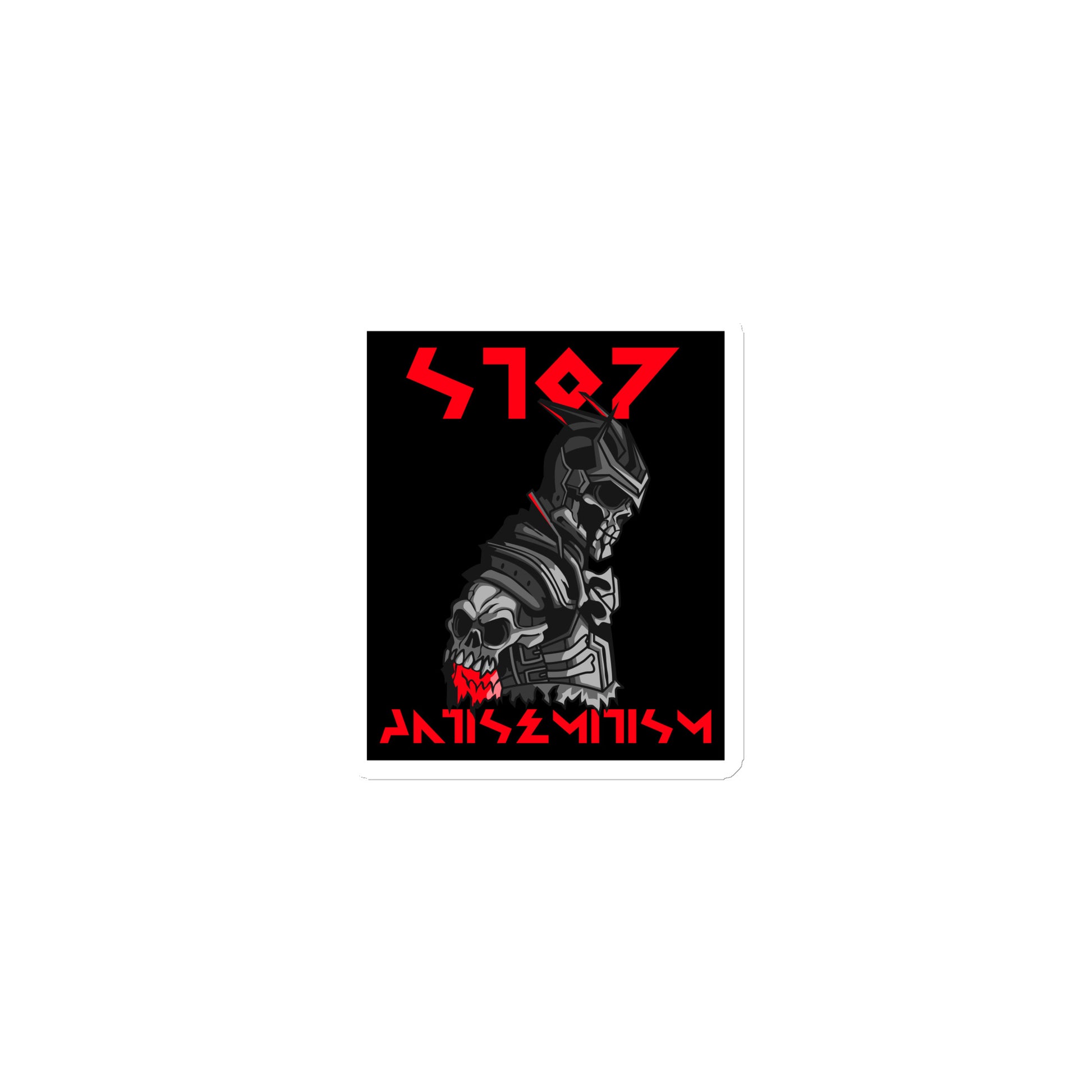 Red Fight | Antisemitism | Die-Cut Magnet Jouparty