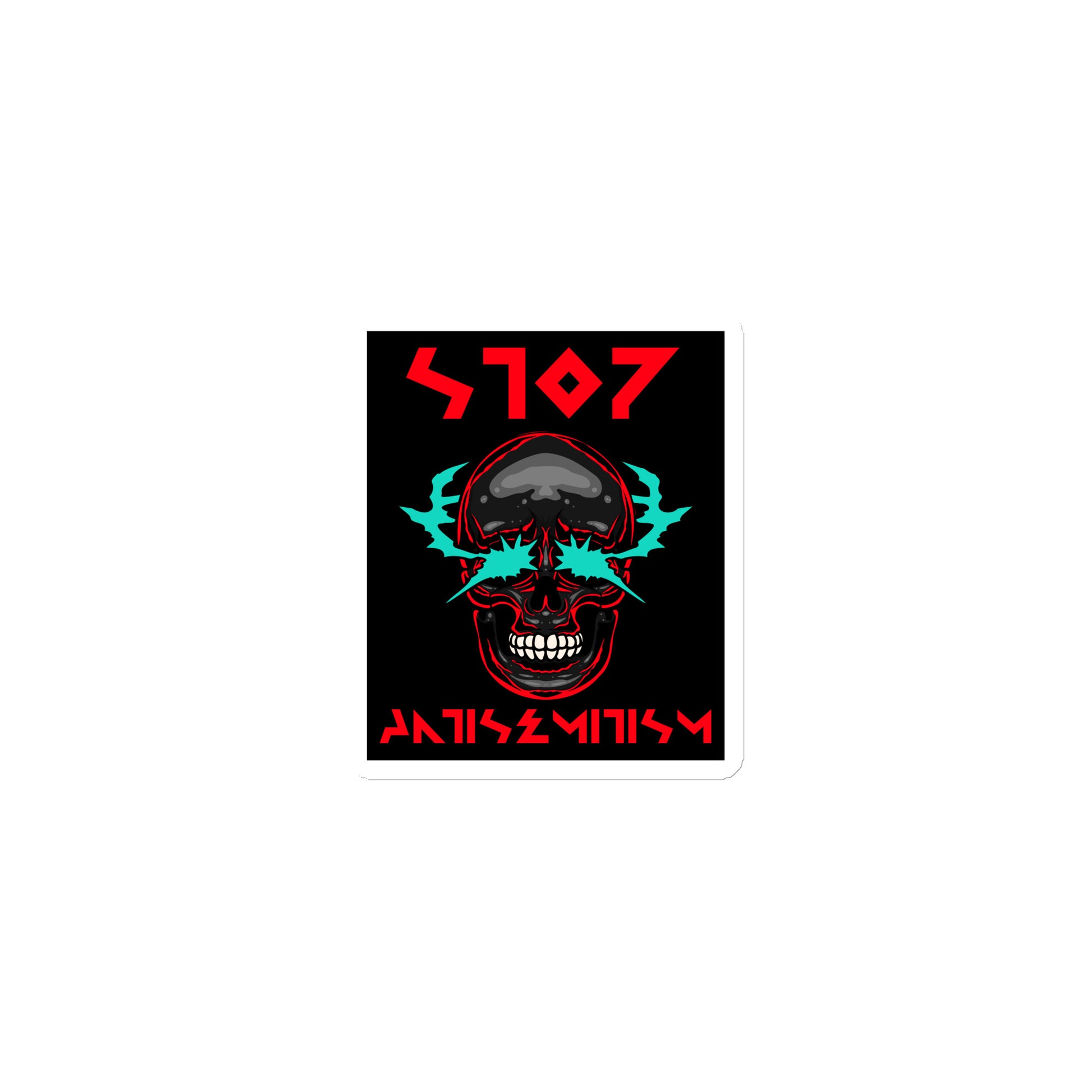 Red Fight | Antisemitism | Die-Cut Magnet Jouparty