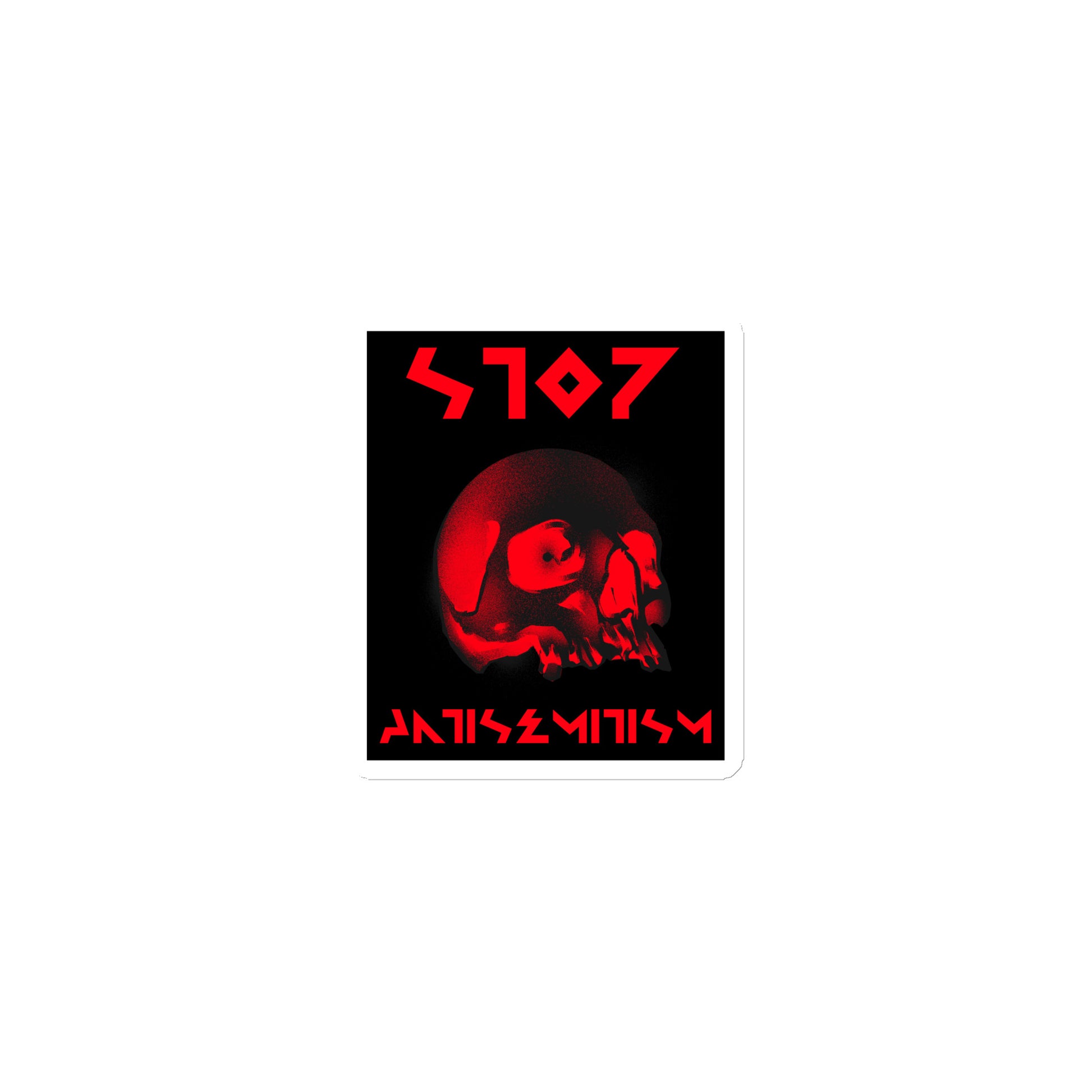 Red Fight | Antisemitism | Die-Cut Magnet Jouparty