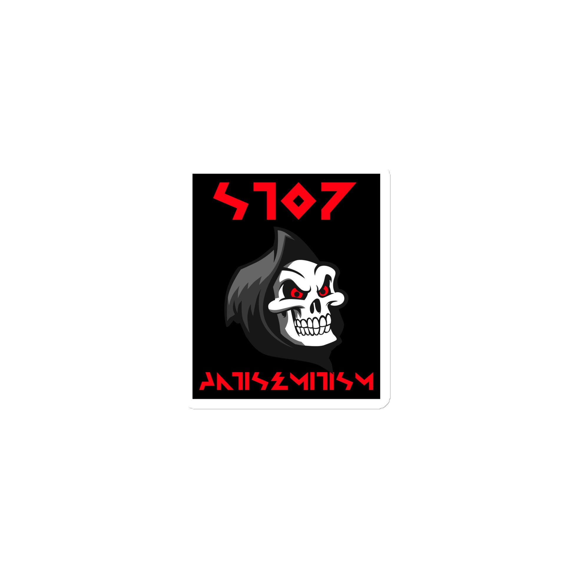 Red Fight | Antisemitism | Die-Cut Magnet Jouparty