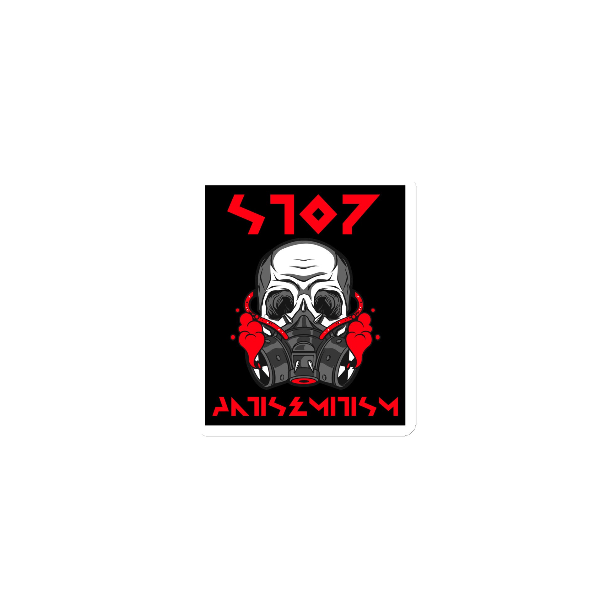 Red Fight | Antisemitism | Die-Cut Magnet Jouparty