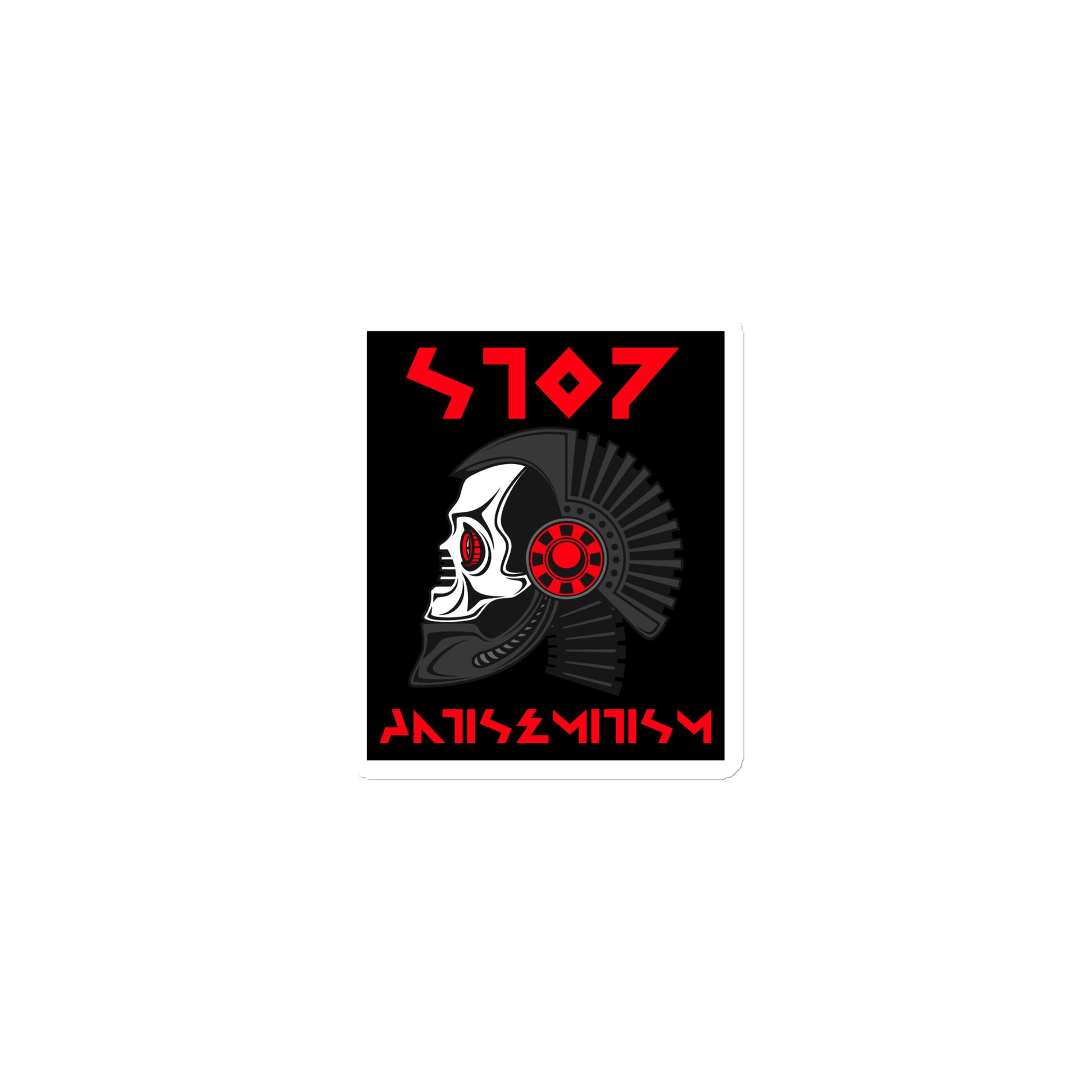 Red Fight | Antisemitism | Die-Cut Magnet Jouparty