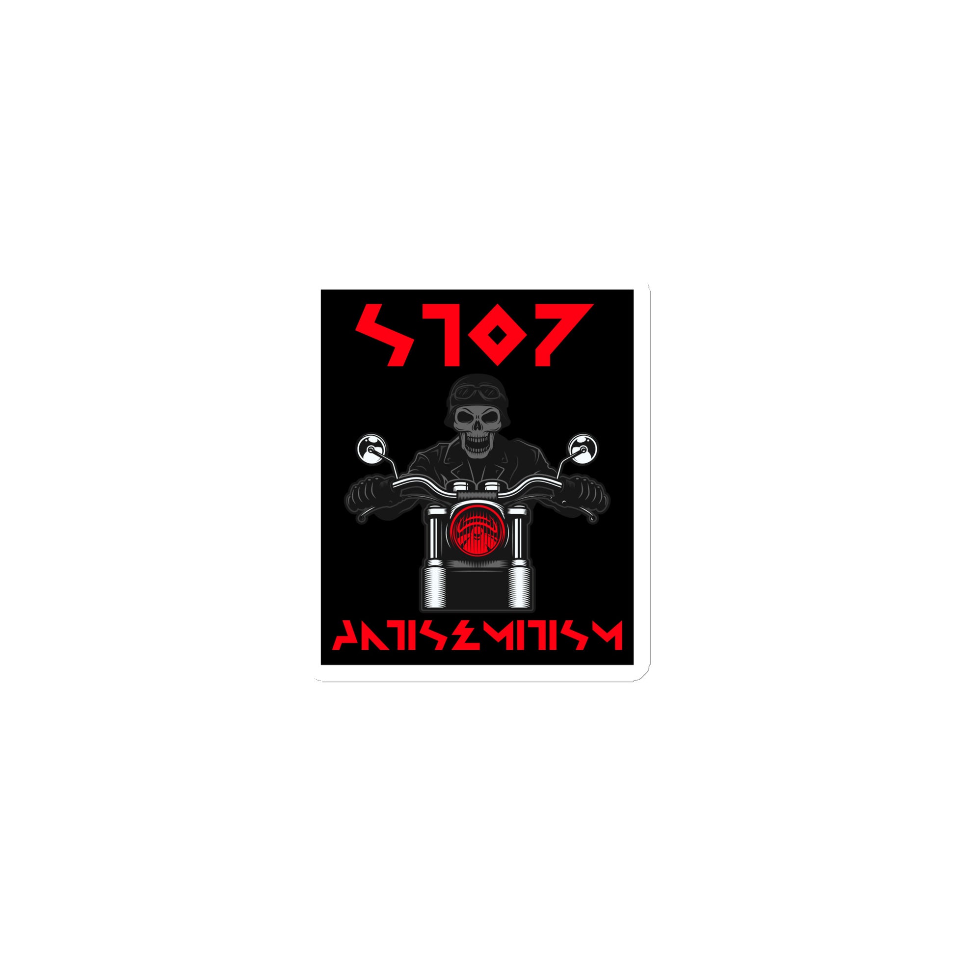 Red Fight | Antisemitism | Die-Cut Magnet Jouparty