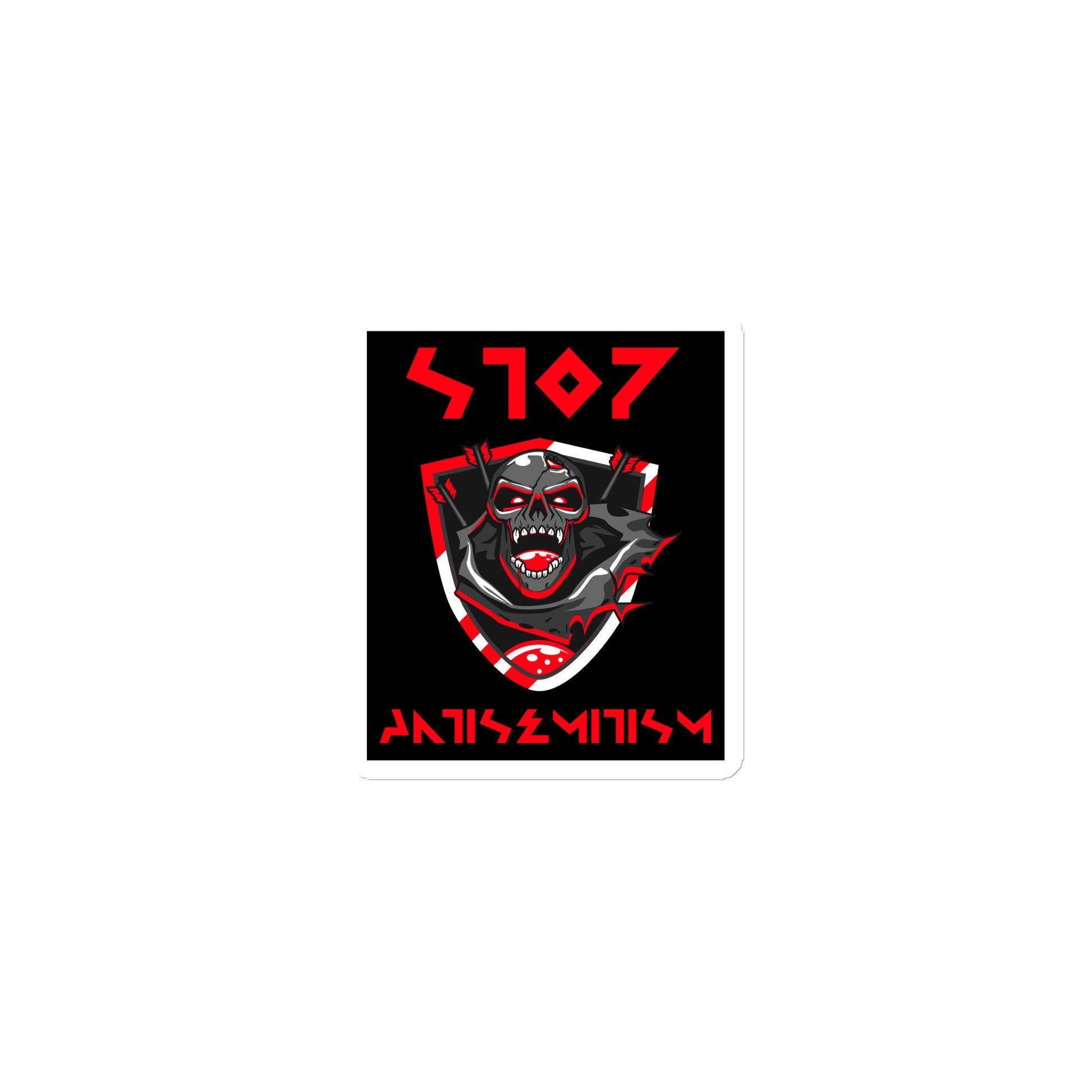 Red Fight | Antisemitism | Die-Cut Magnet