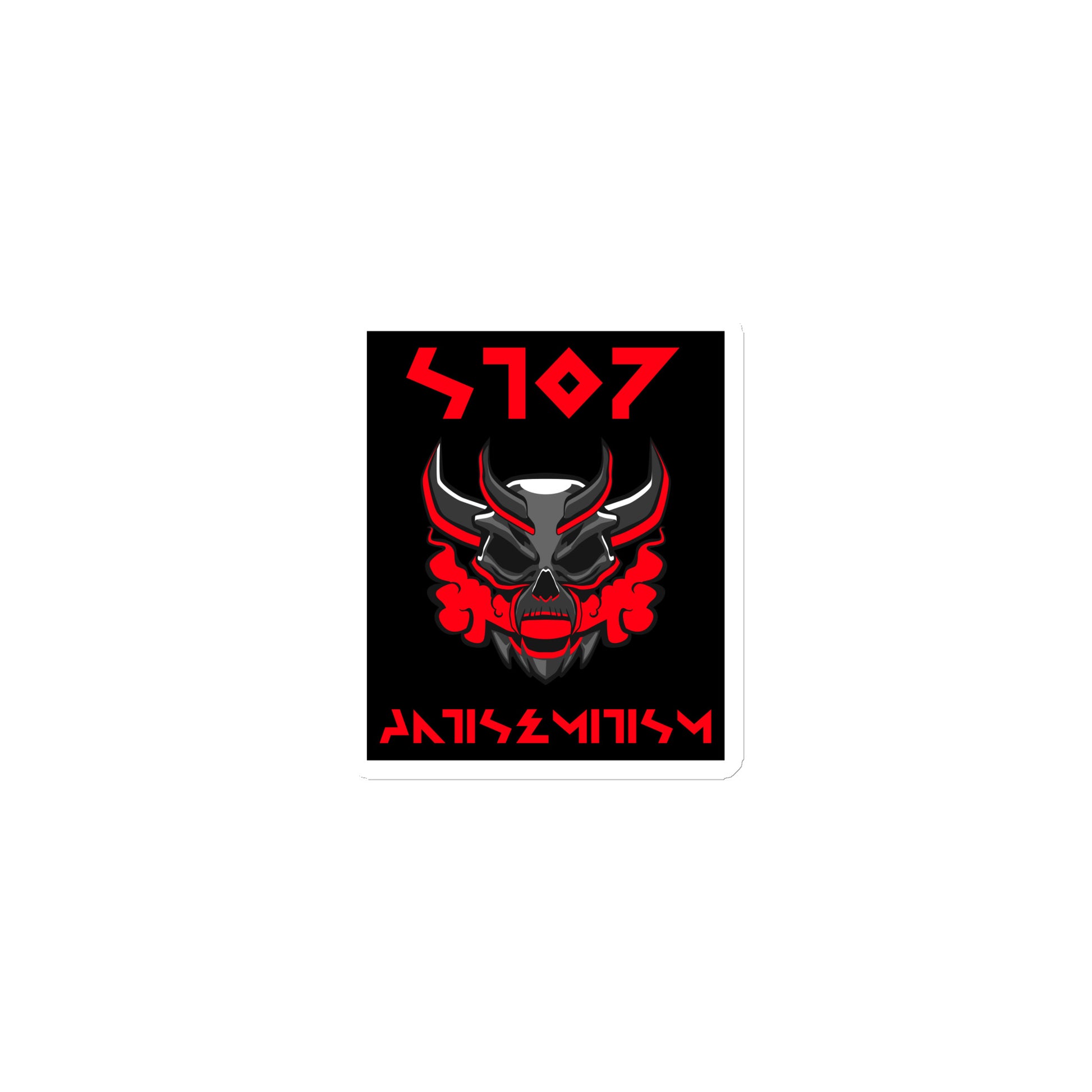 Red Fight | Antisemitism | Die-Cut Magnet Jouparty