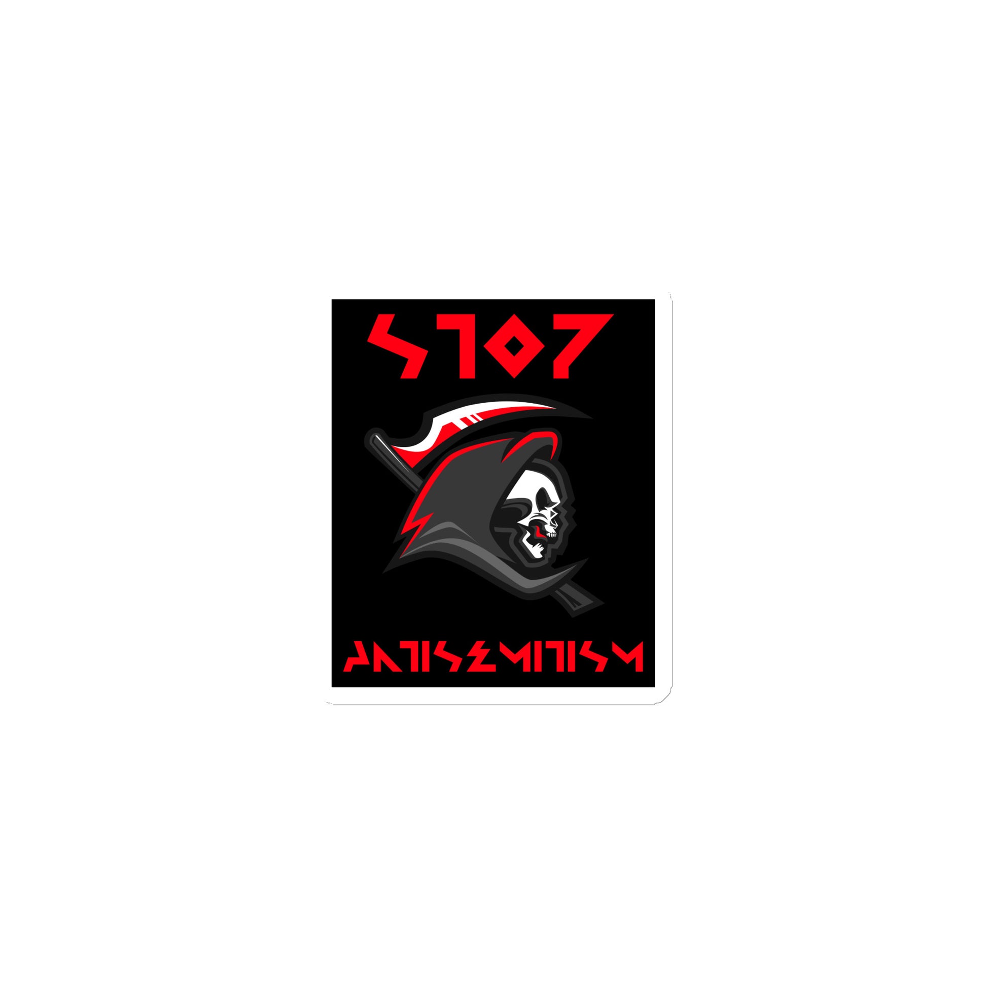 Red Fight | Antisemitism | Die-Cut Magnet Jouparty