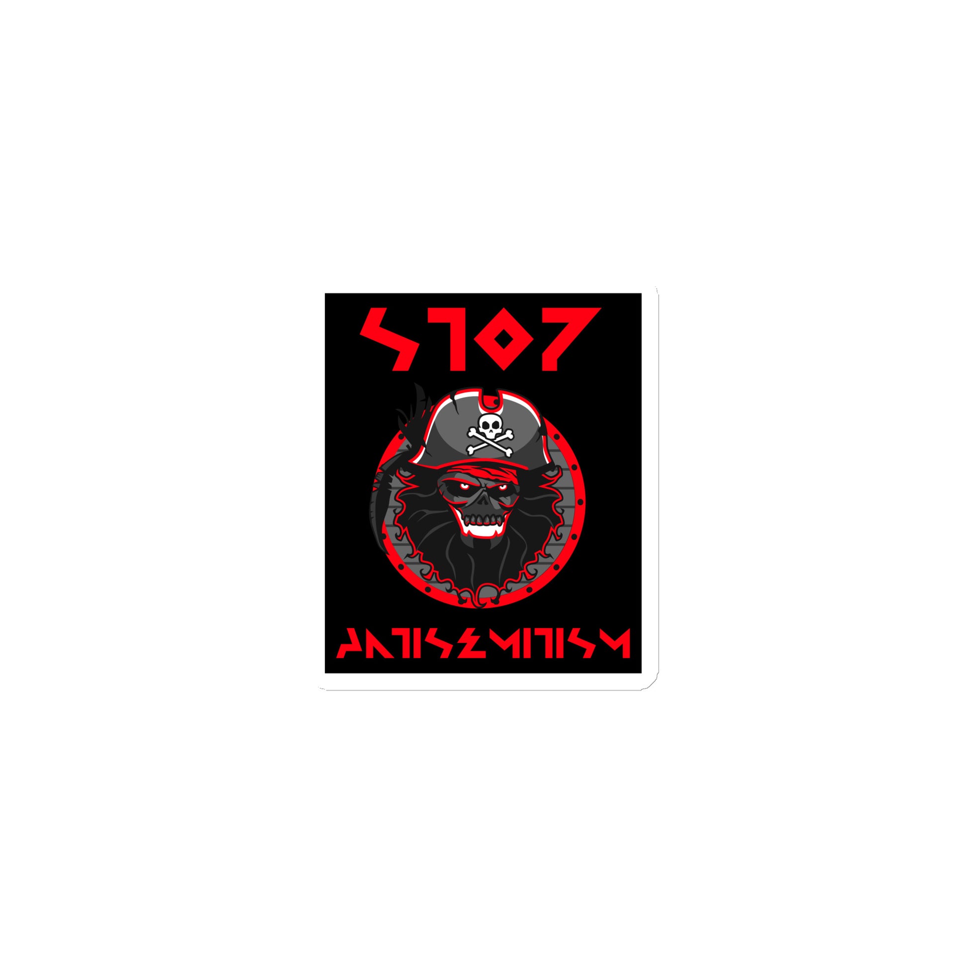Red Fight | Antisemitism | Die-Cut Magnet Jouparty