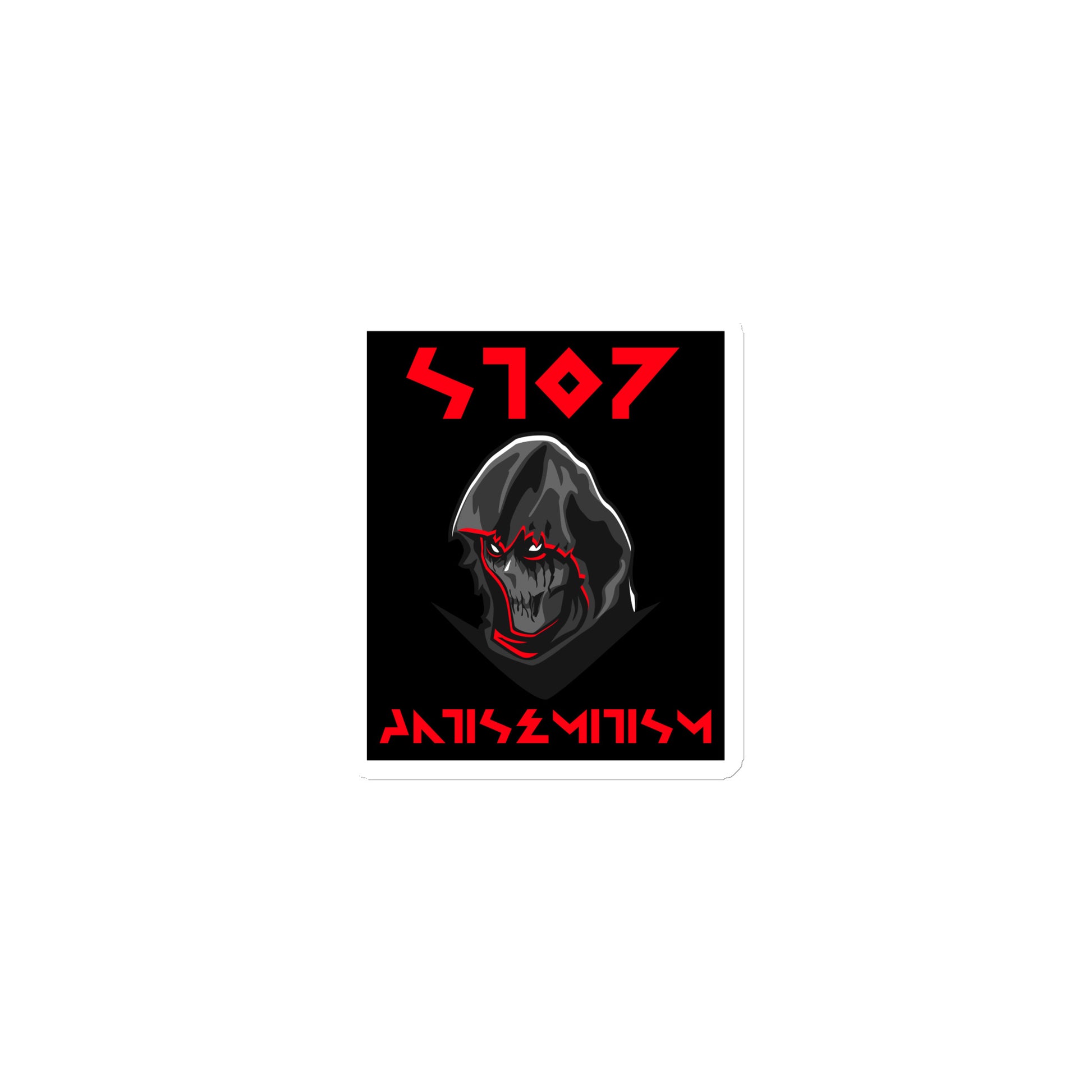Red Fight | Antisemitism | Die-Cut Magnet Jouparty