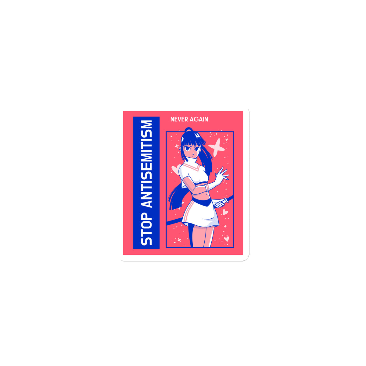 Girl Book | Antisemitism | Die-Cut Magnet Jouparty