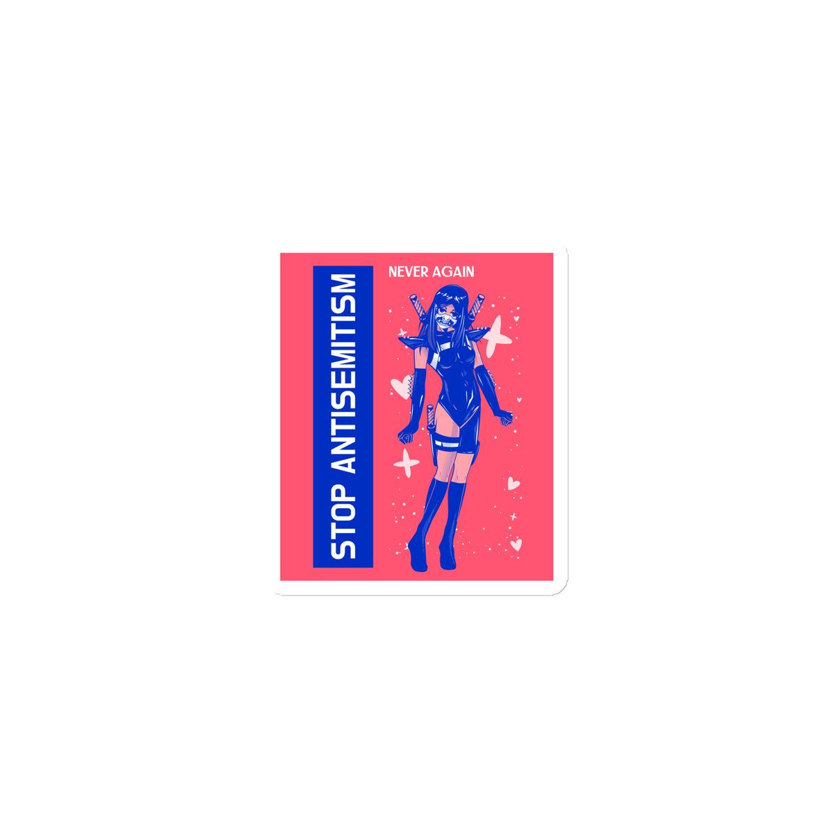 Girl Book | Antisemitism | Die-Cut Magnet Jouparty