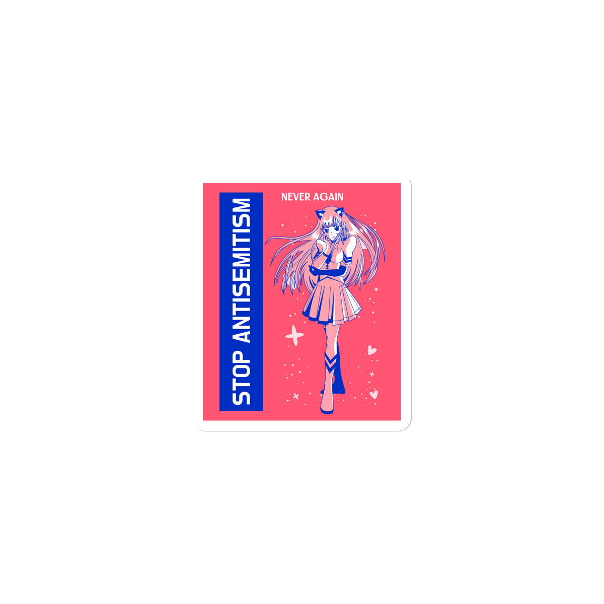 Girl Book | Antisemitism | Die-Cut Magnet Jouparty