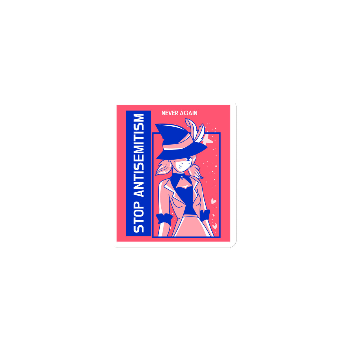 Girl Book | Antisemitism | Die-Cut Magnet Jouparty