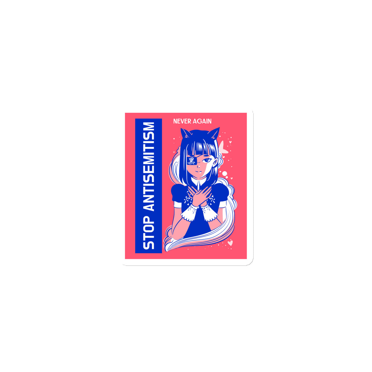 Girl Book | Antisemitism | Die-Cut Magnet Jouparty