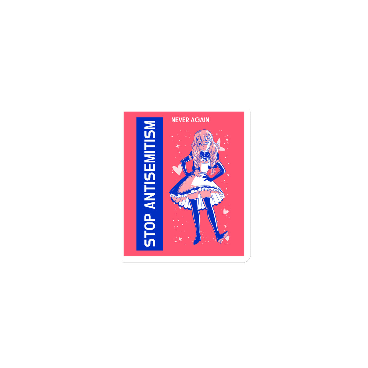Girl Book | Antisemitism | Die-Cut Magnet Jouparty