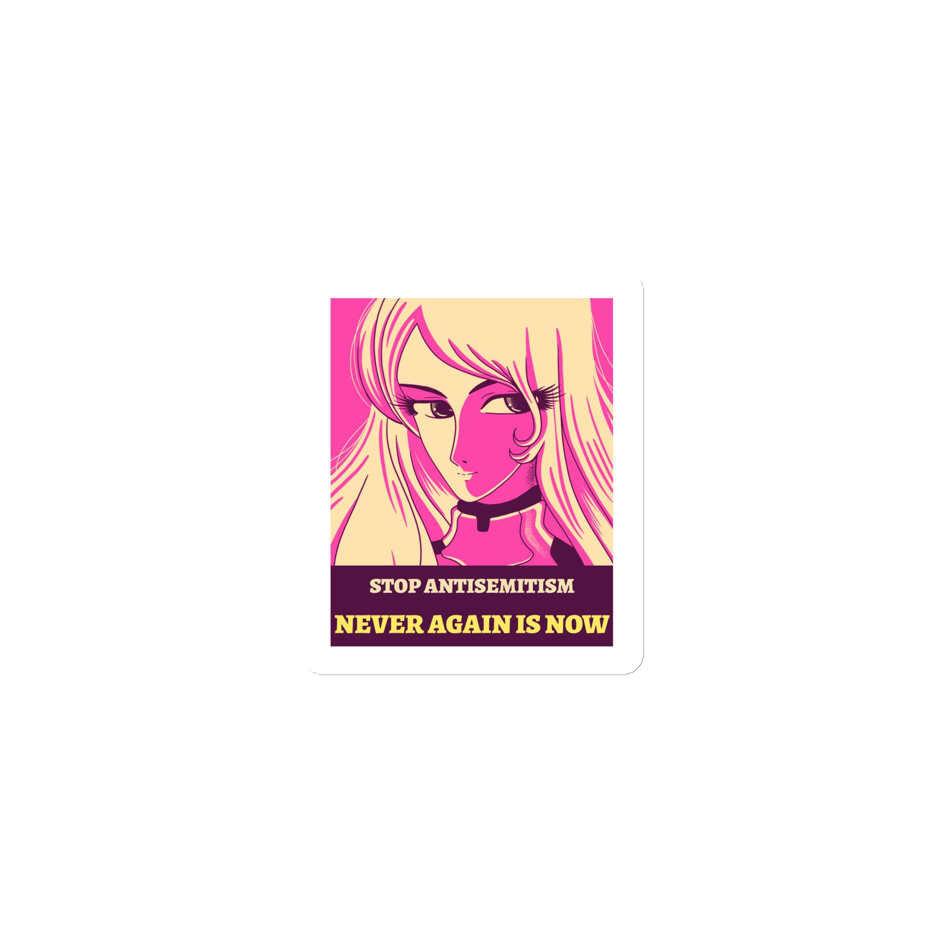 Anime Hero | Antisemitism | Die-Cut Magnet Jouparty