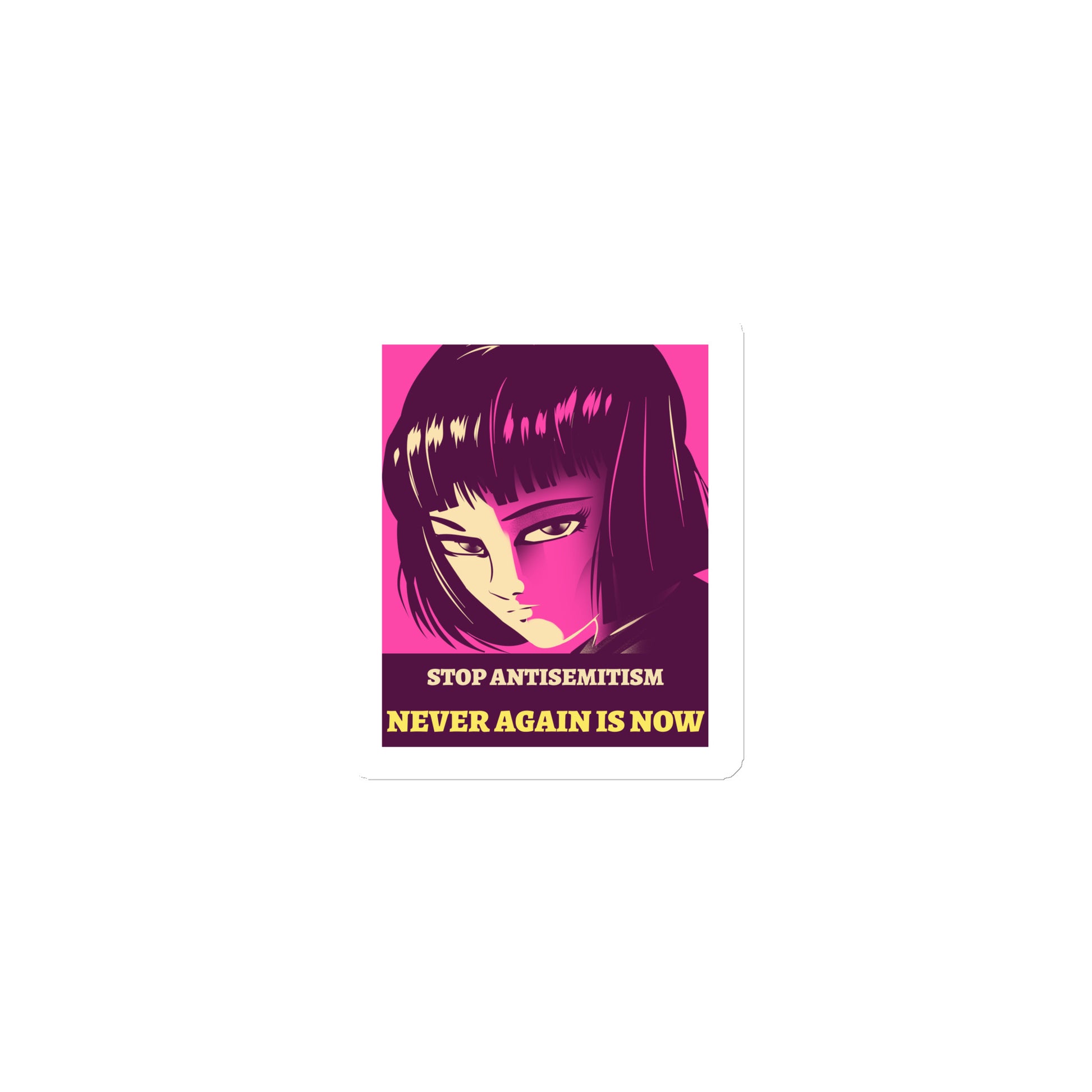 Anime Hero | Antisemitism | Die-Cut Magnet Jouparty