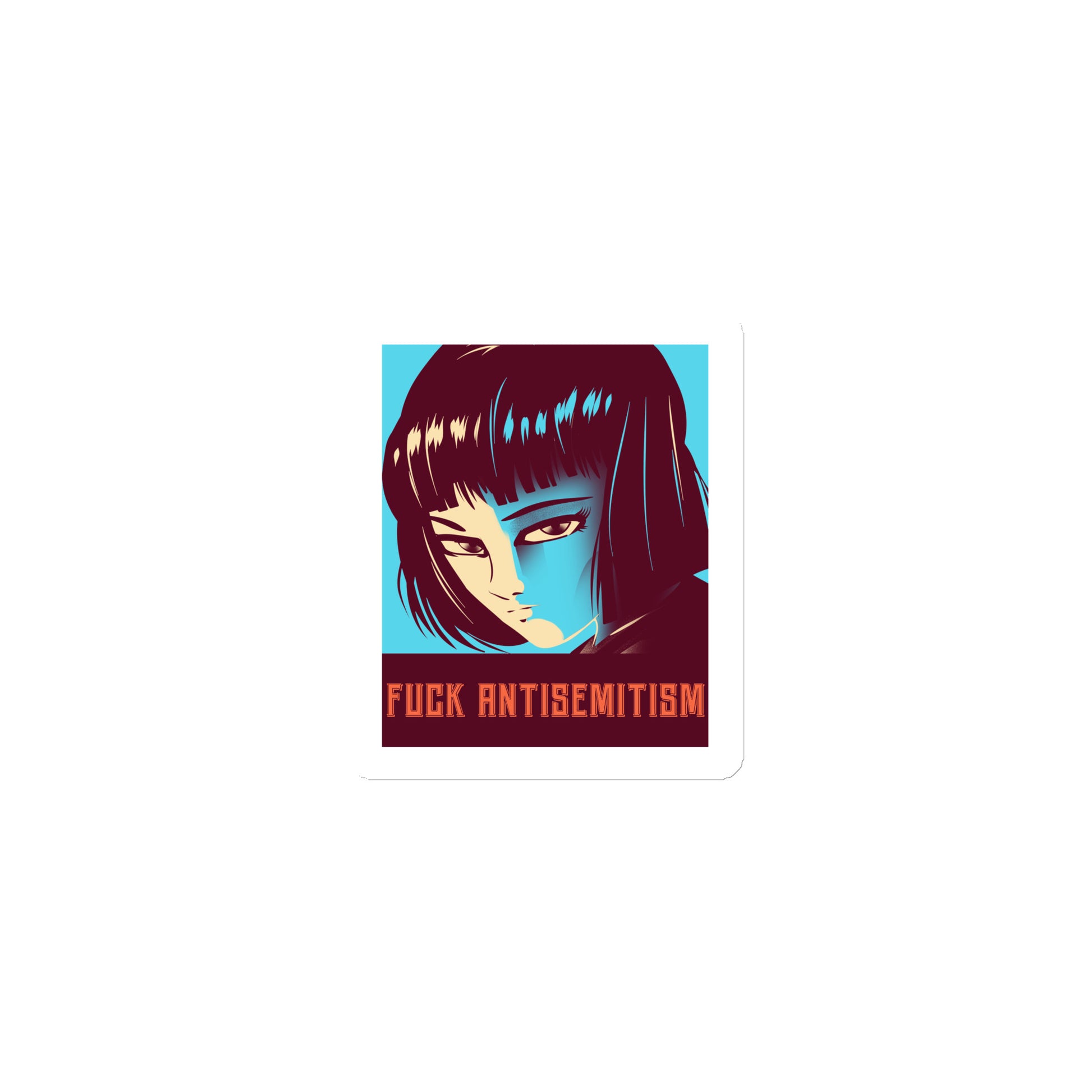 Anime Hero | Antisemitism | Die-Cut Magnet Jouparty